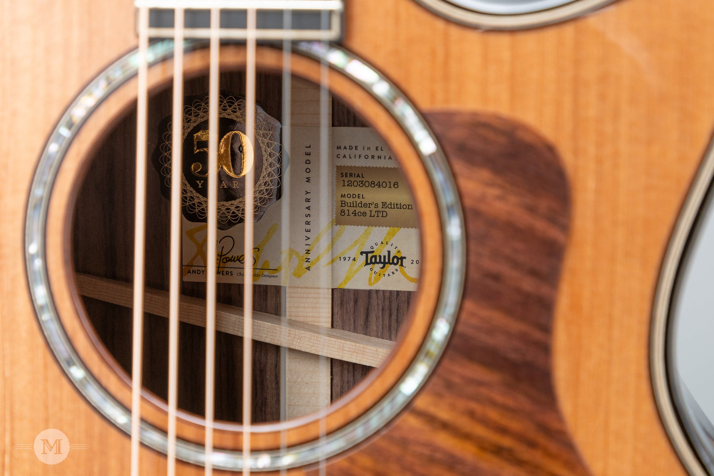 Taylor Acoustic Guitars - 814ce LTD Builder's Edition - 50th Anniversary