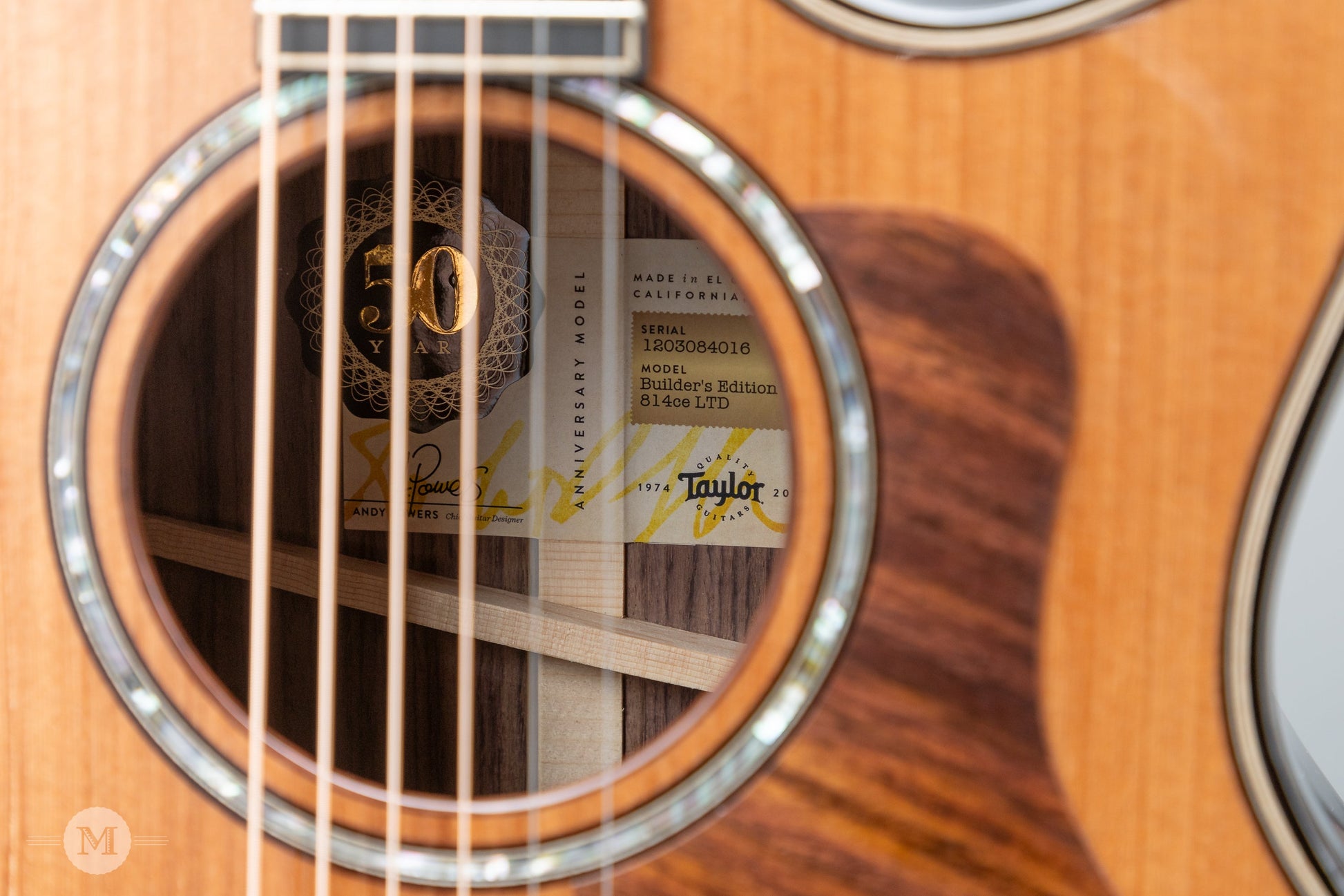 Taylor Acoustic Guitars - 814ce LTD Builder's Edition - 50th Anniversary