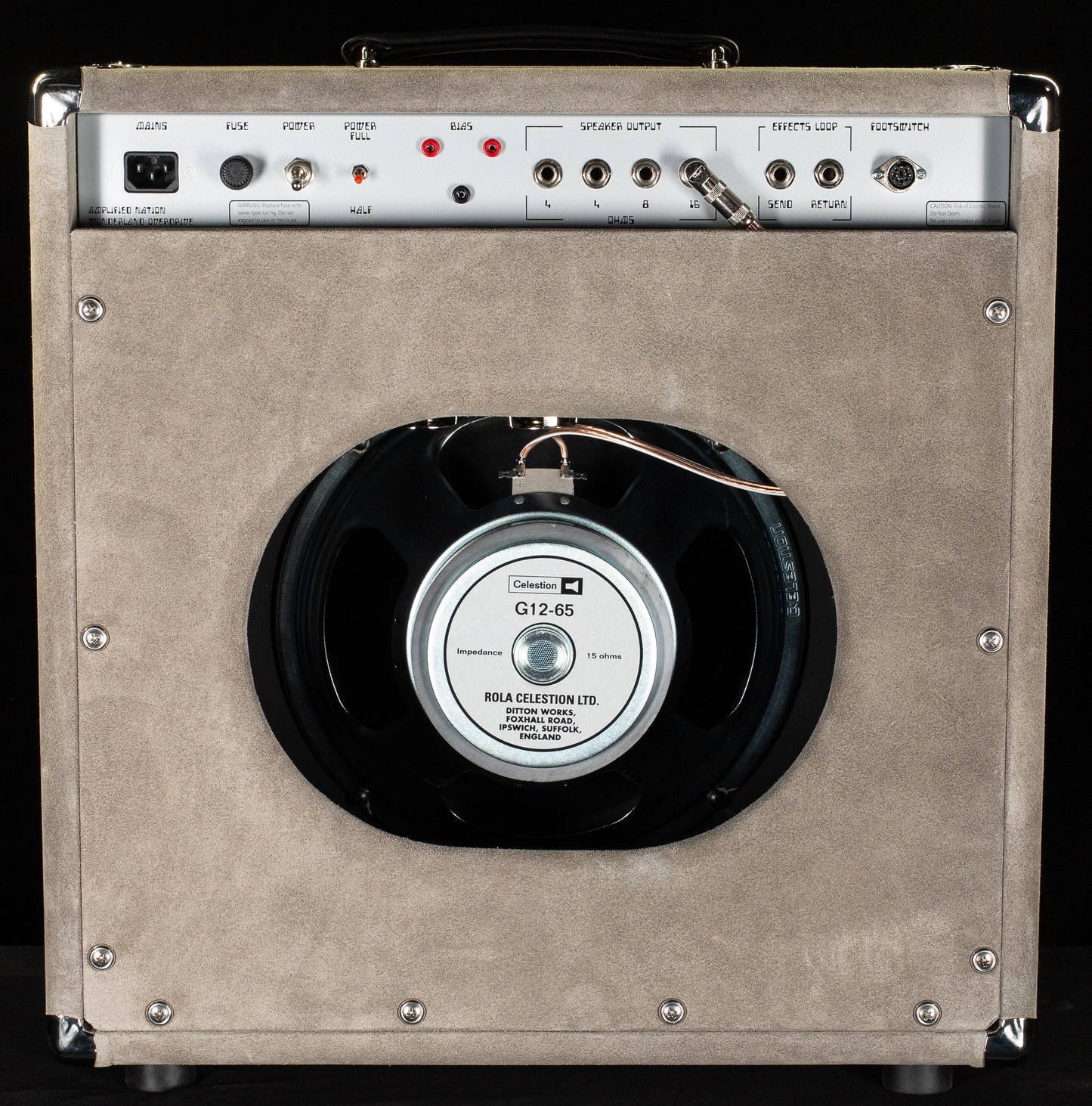 Amplified Nation Wonderland Overdrive 50w 1x12 Combo Silver Suede/Black Sparkle (526)