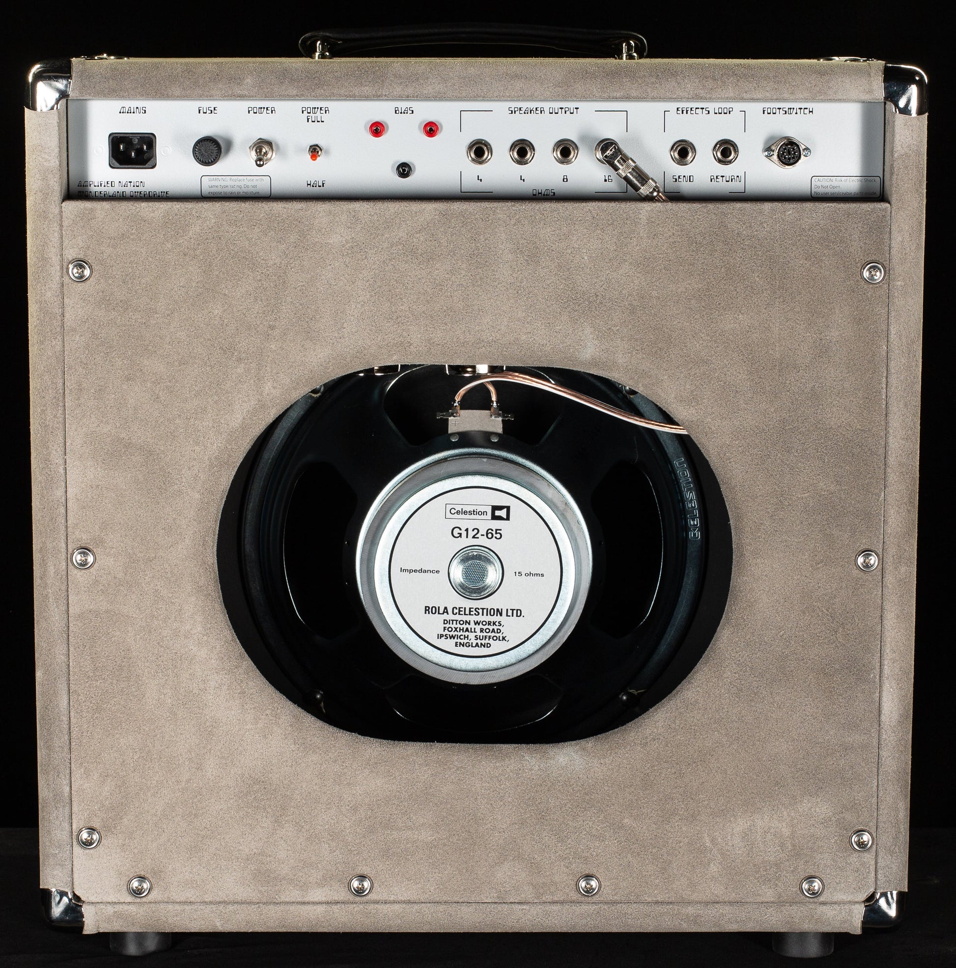 Amplified Nation Wonderland Overdrive 50w 1x12 Combo Silver Suede/Black Sparkle (526)