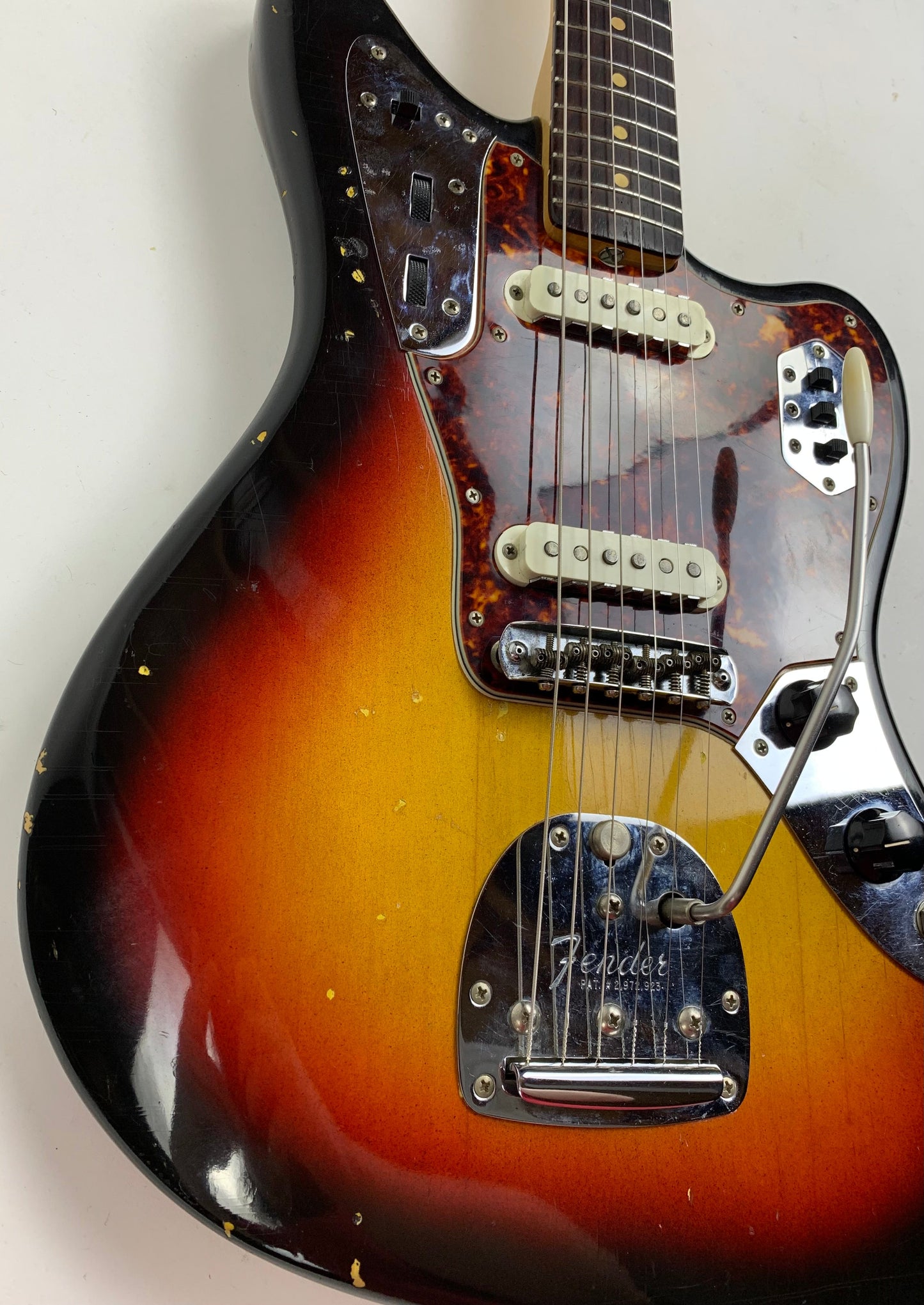 1963 Fender Jaguar Sunburst w Original Case | Pre-CBS Offset CLEAN Vintage Guitar