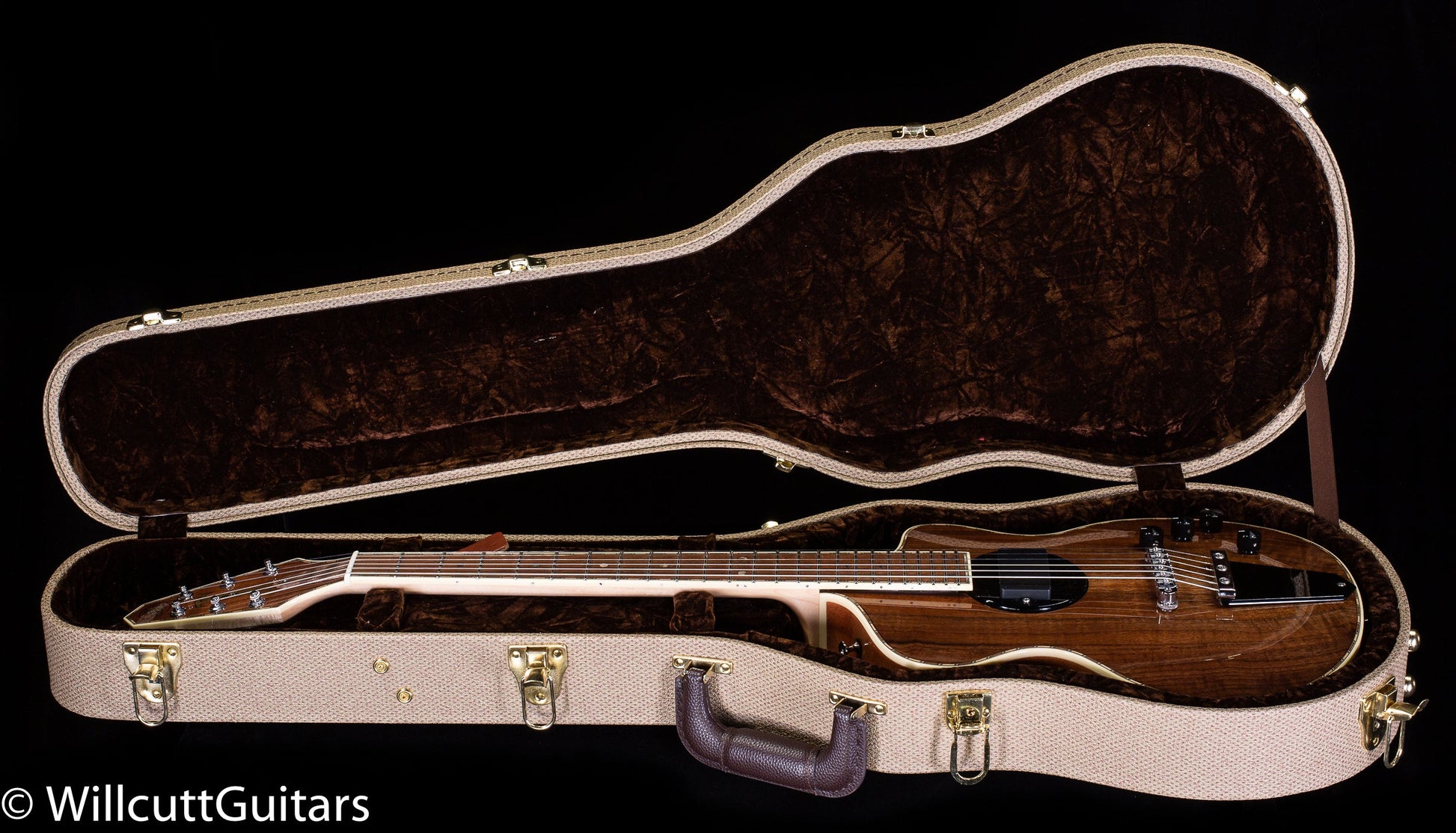 Rick Turner Model 1 Deluxe Electric Guitar Figured Walnut (464)