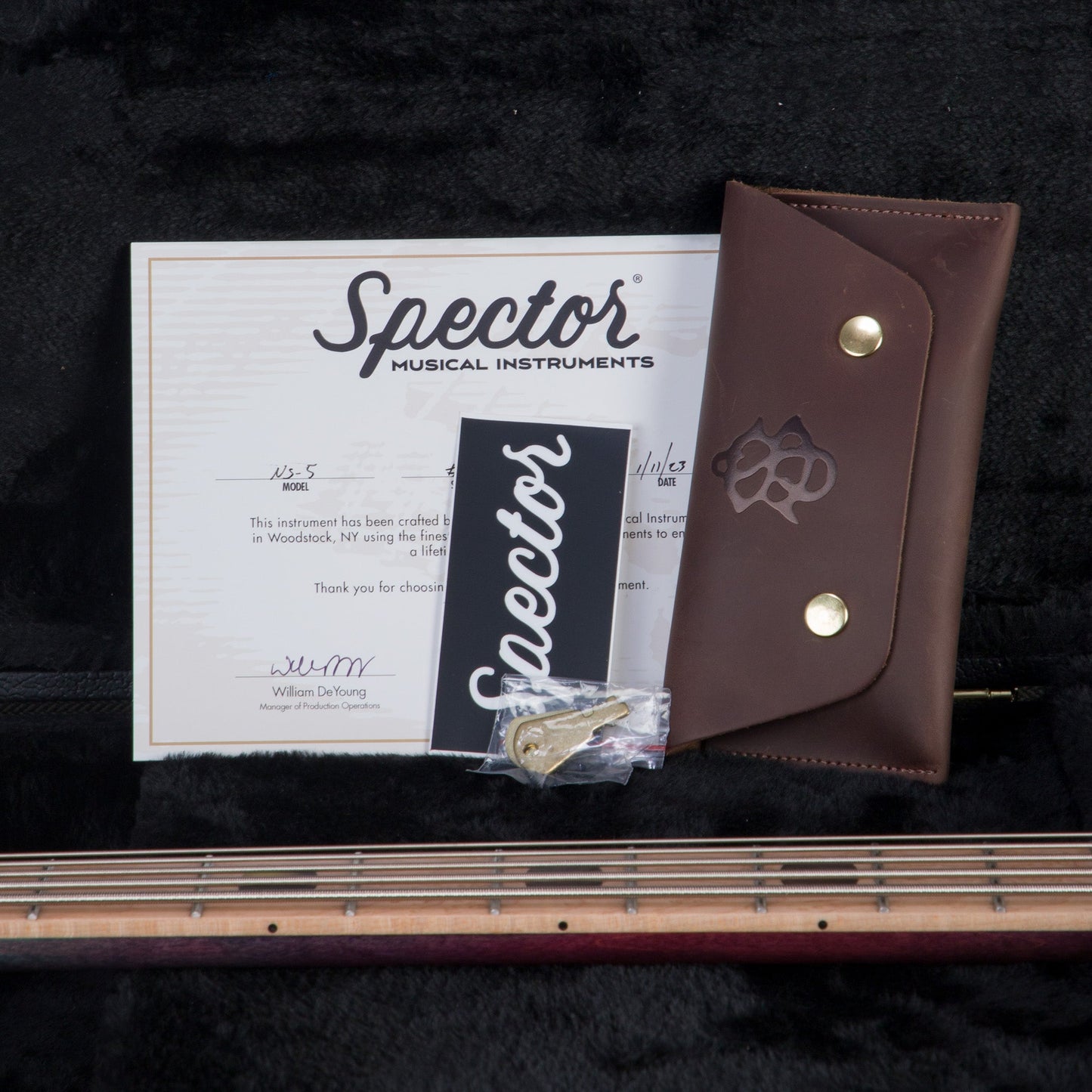 Spector USA NAMM NS-5 Electric Bass Guitar - Oil Slick