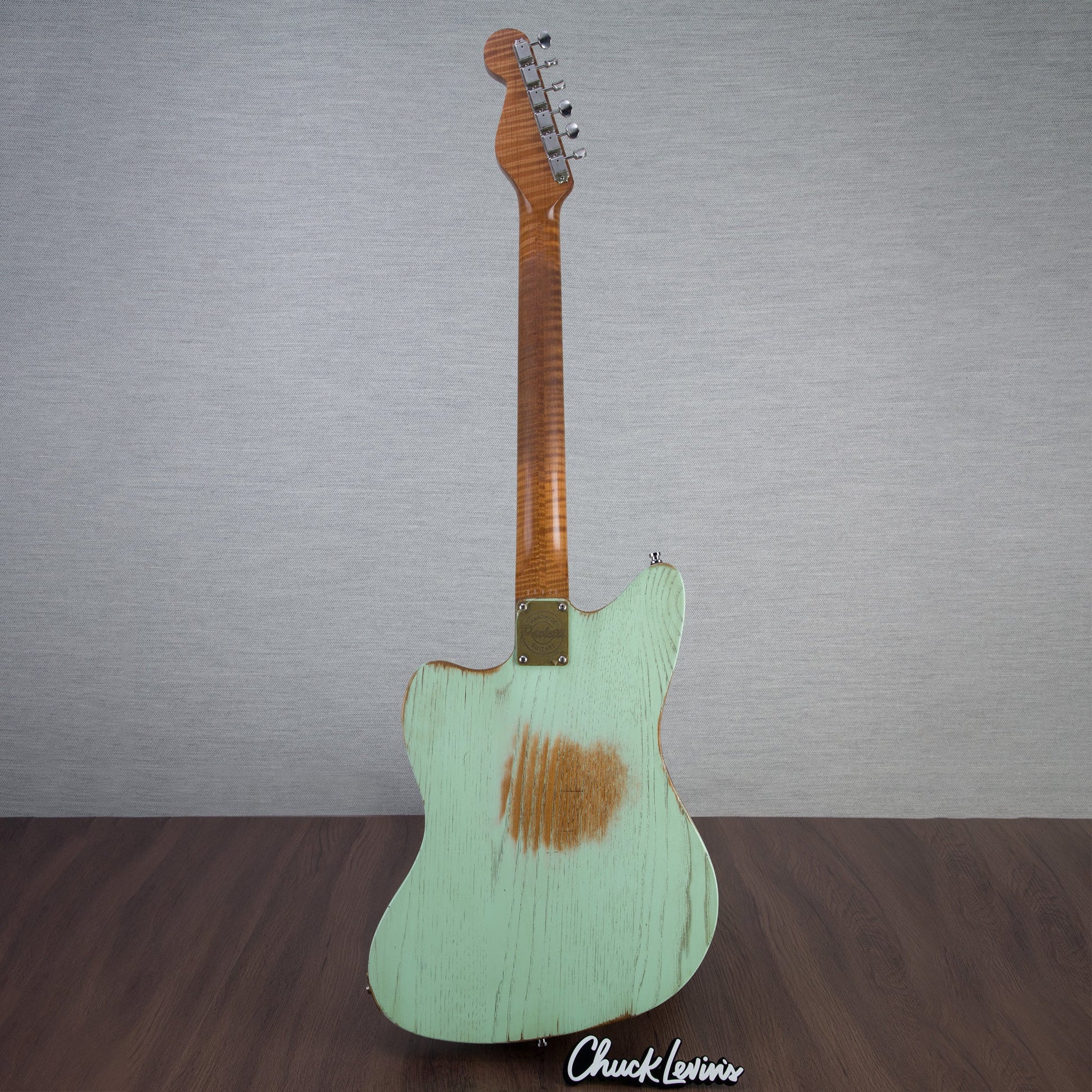 Paoletti Guitars 112 Lounge 2P90 - Sage Green with Bigsby