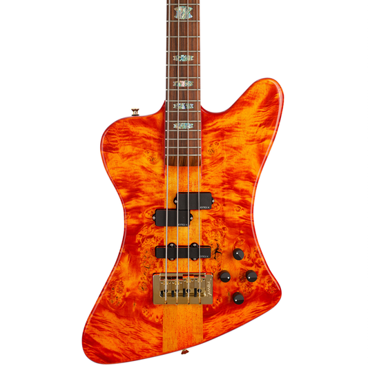 Spector X Series USA Custom NS-2X Bass Guitar - Solar Flare