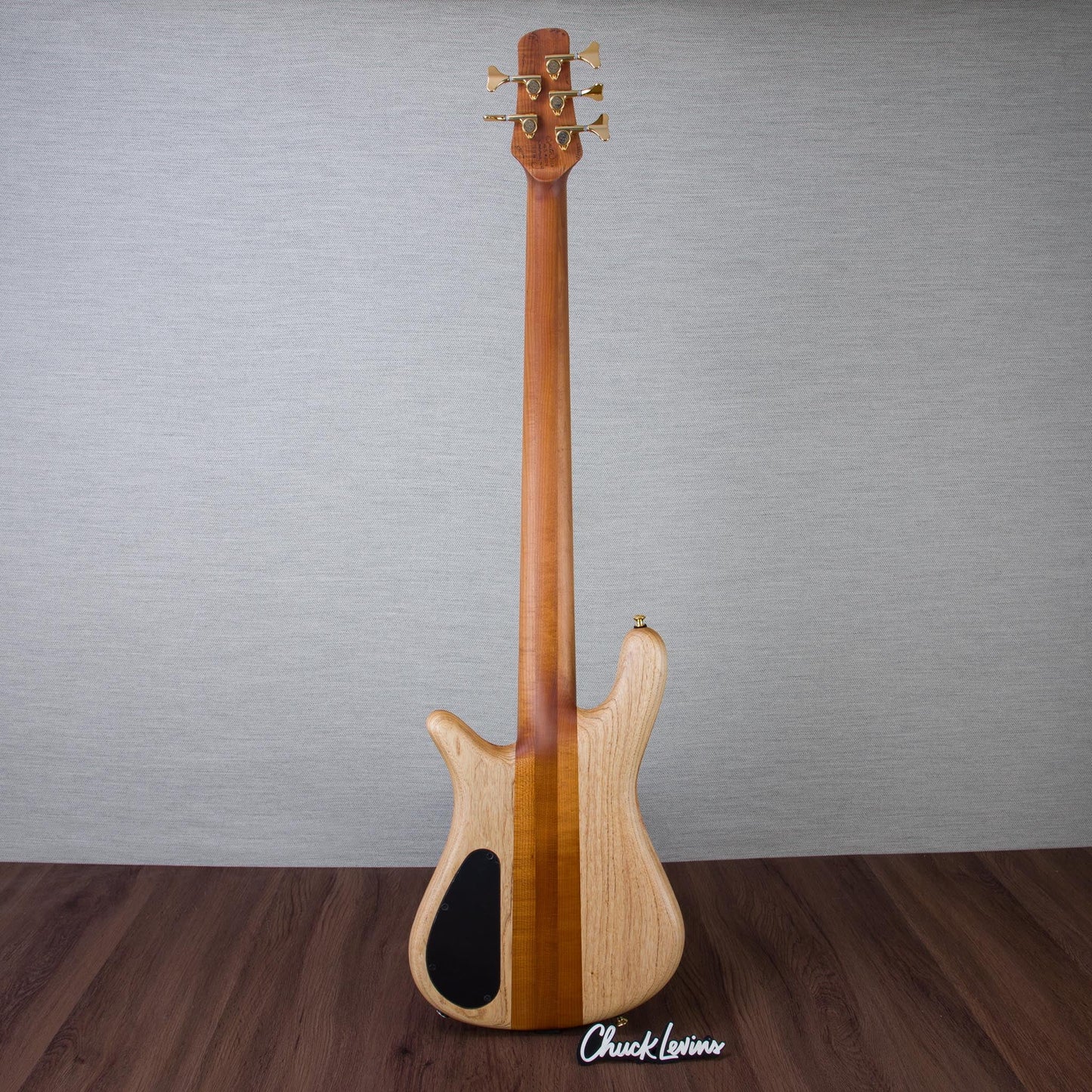 Spector USA Custom NS-5 5-String Electric Bass Guitar - Chestnut Natural - #2224