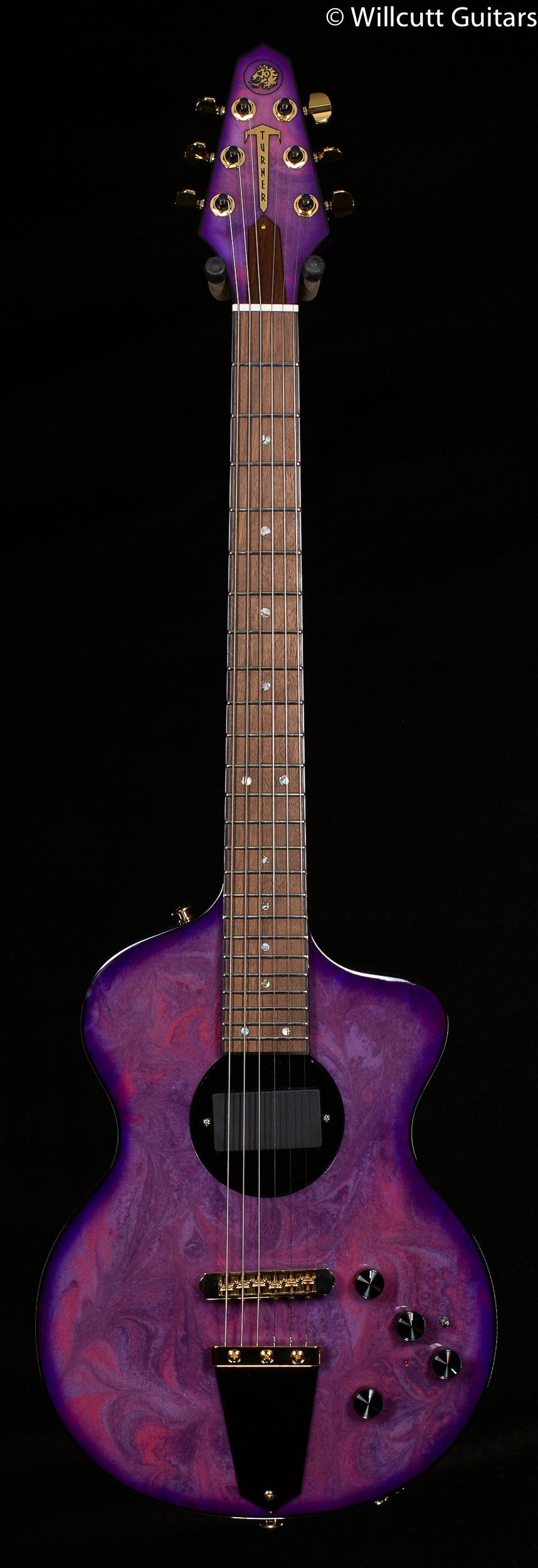 Rick Turner Model 1 Standard Bezardapoxy Purple Haze (580)