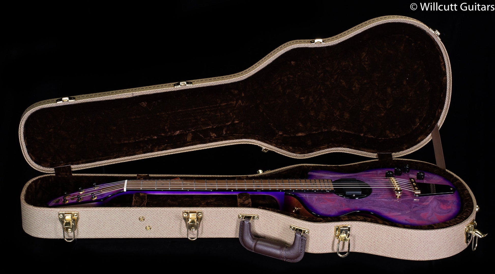 Rick Turner Model 1 Standard Bezardapoxy Purple Haze (580)