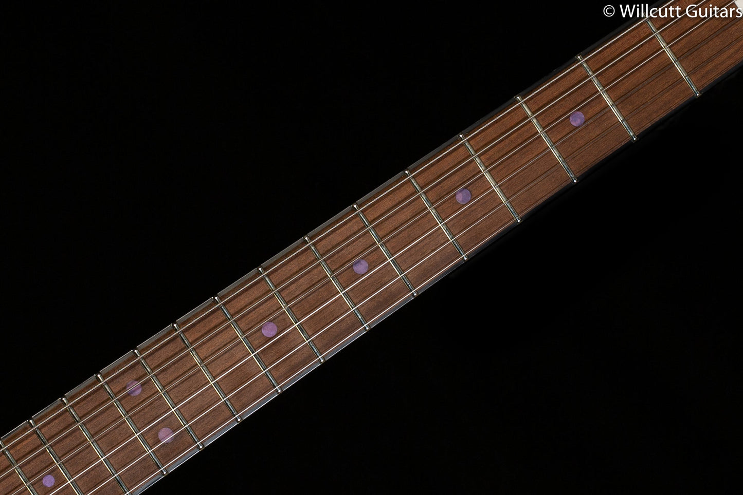 Rick Turner Model 1 Special Bezardepoxy Top Wild Purple Swirl.
