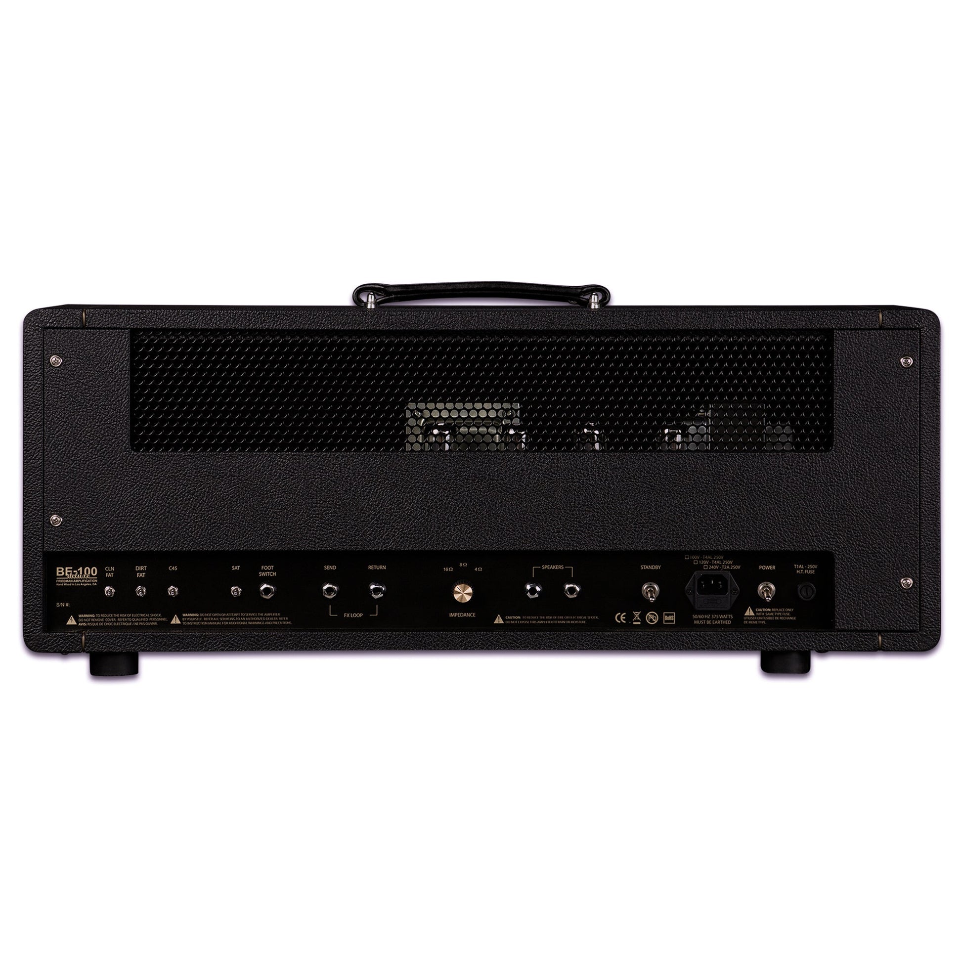Friedman BE-100 Deluxe 3-Channel 100-Watt Guitar Amplifier Head