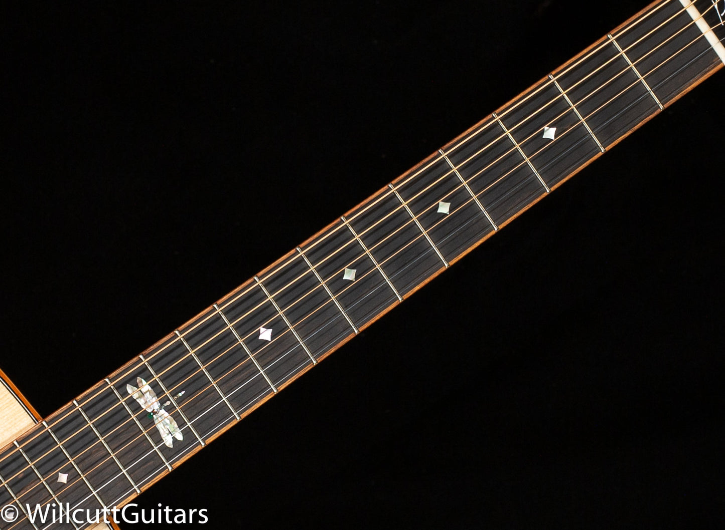 Knaggs Chesapeake Potomac Brazilian Rosewood, Koa Binding Sifel Rosette (56)
