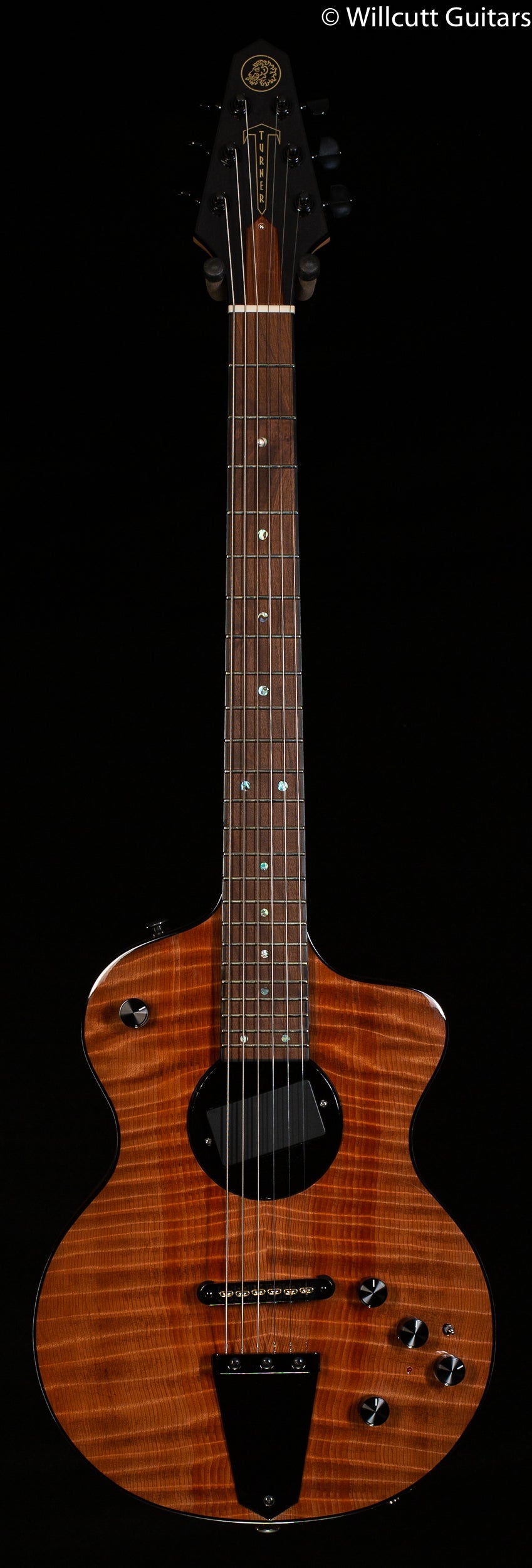 Rick Turner Model 1 Standard Curly Redwood