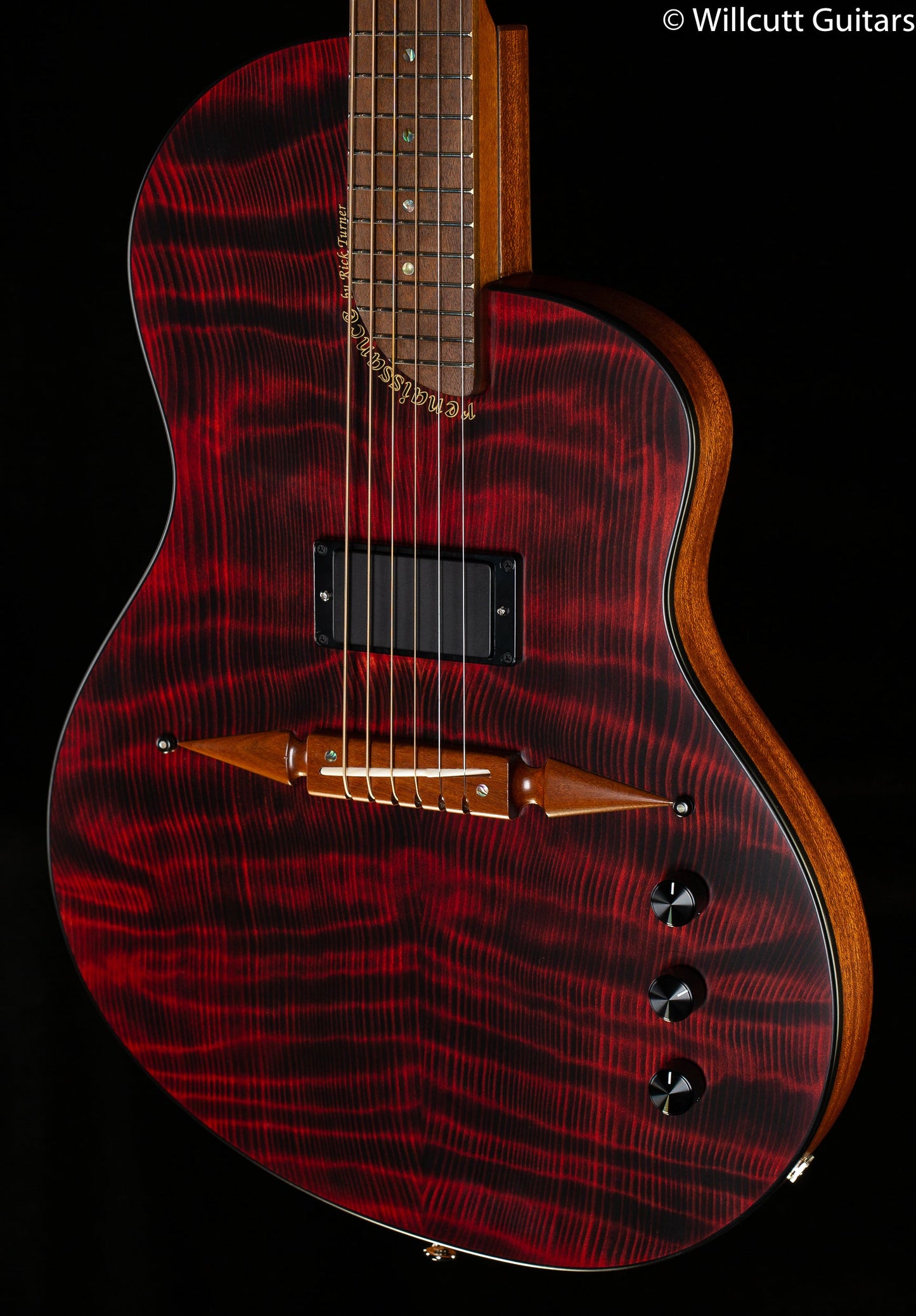 Rick Turner Renaissance RS-6 Standard Deuce Curly Redwood
