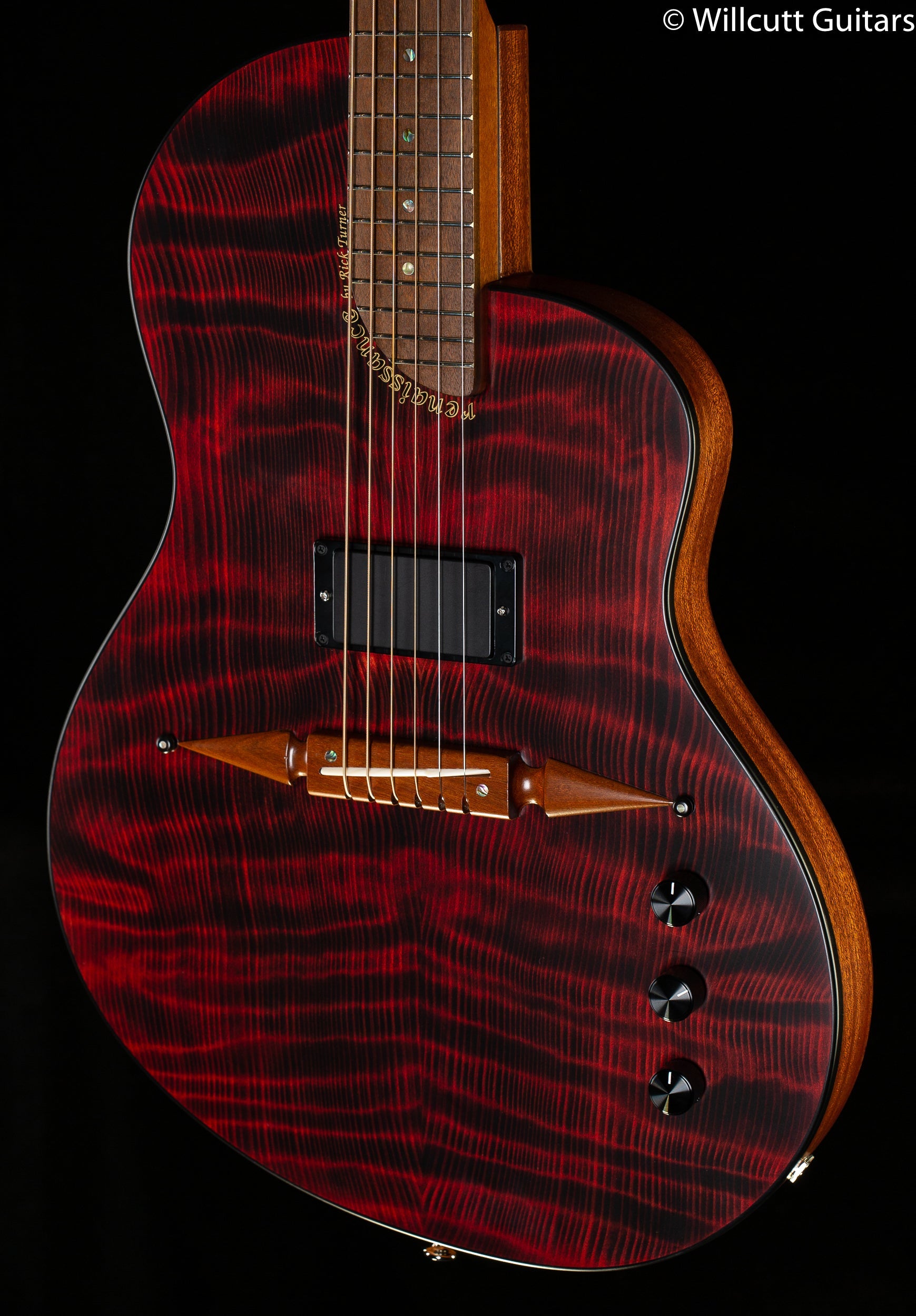 Rick Turner Renaissance RS-6 Standard Deuce Curly Redwood