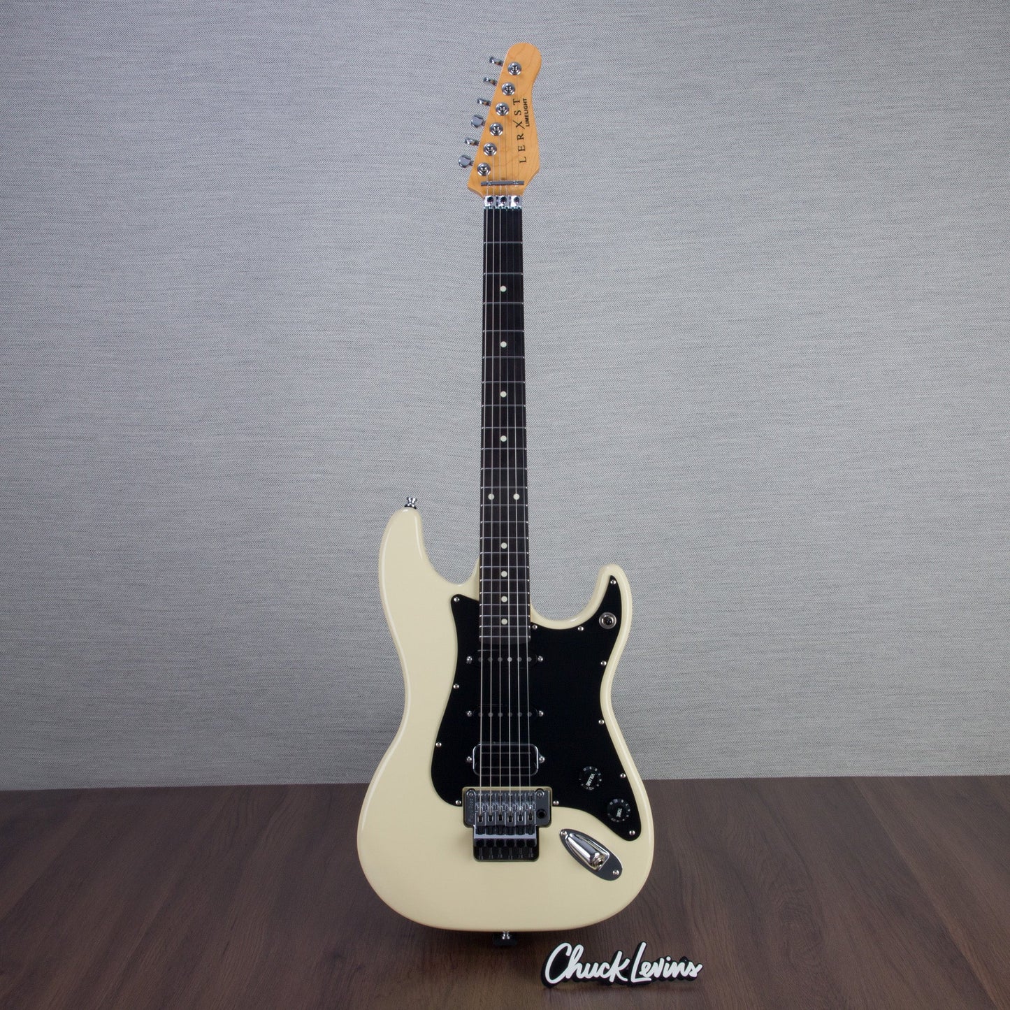 Lerxst Alex Lifeson Signature Electric Guitar with Floyd Rose - Limelight Cream - #24308413