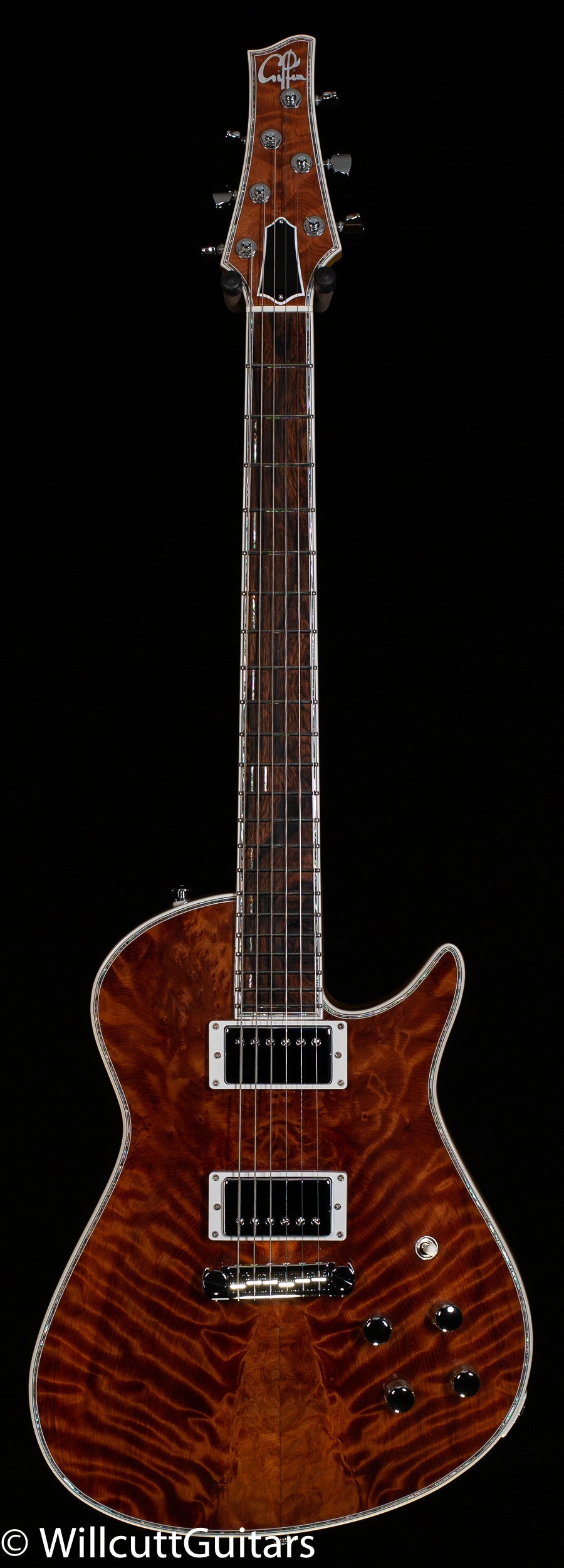 Giffin Valiant Custom Curly Redwood/White Limba (221)