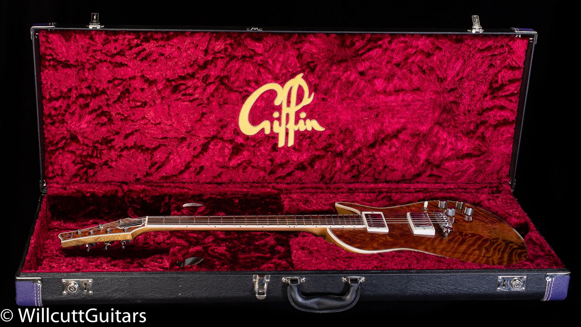 Giffin Valiant Custom Curly Redwood/White Limba (221)