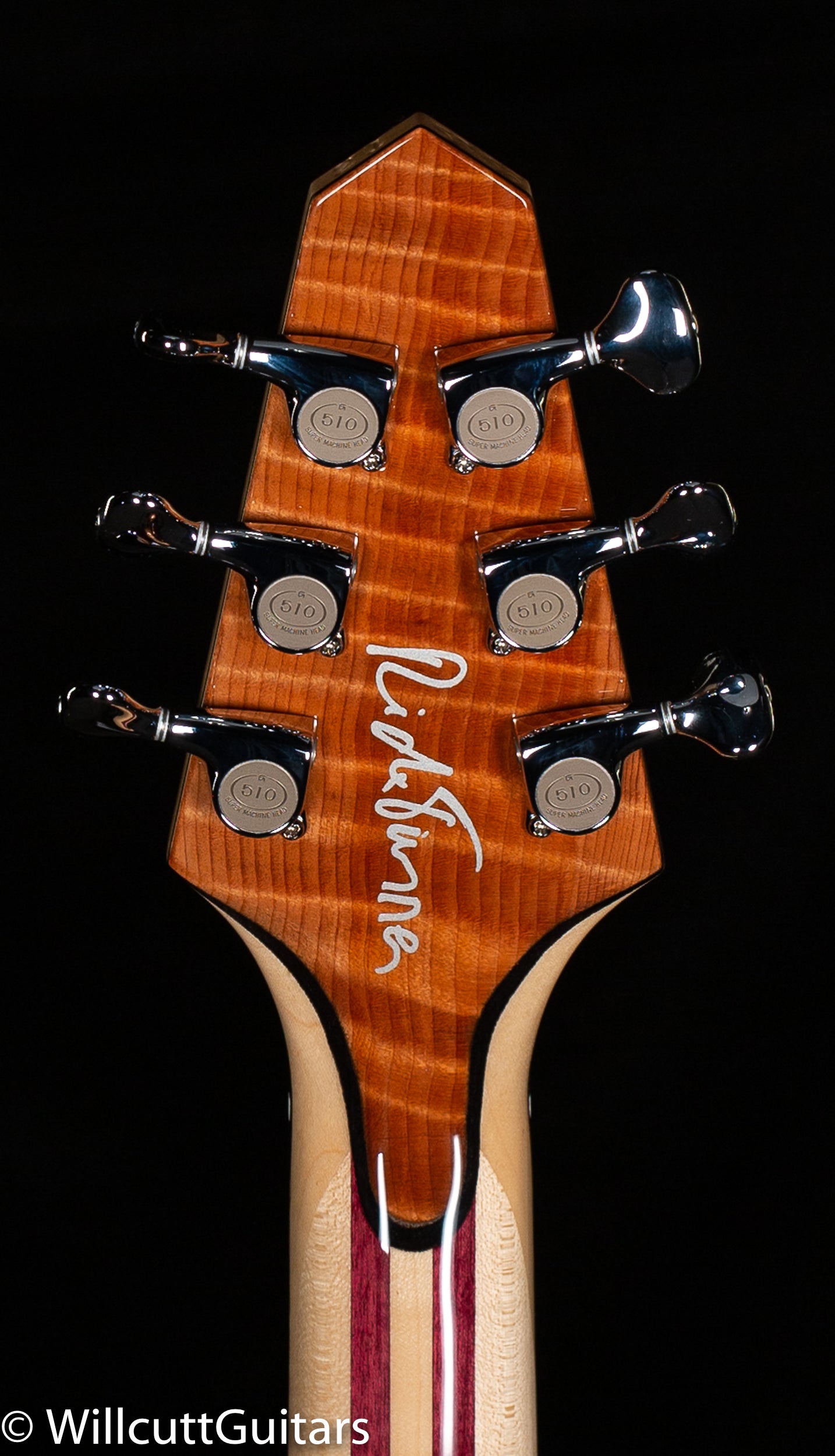 Rick Turner Model 1 Deluxe Full Mojo Curly Redwood