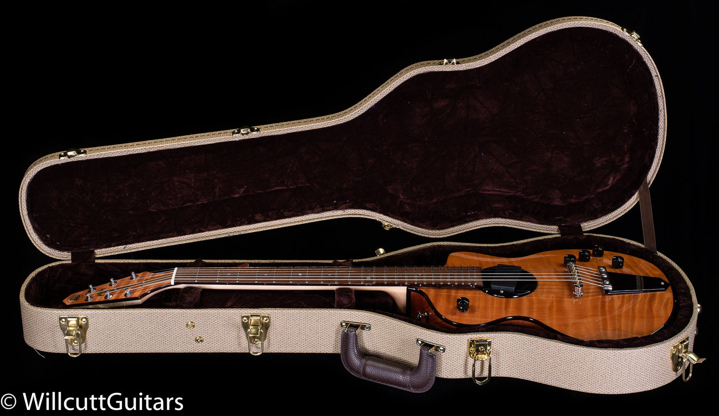 Rick Turner Model 1 Deluxe Full Mojo Curly Redwood