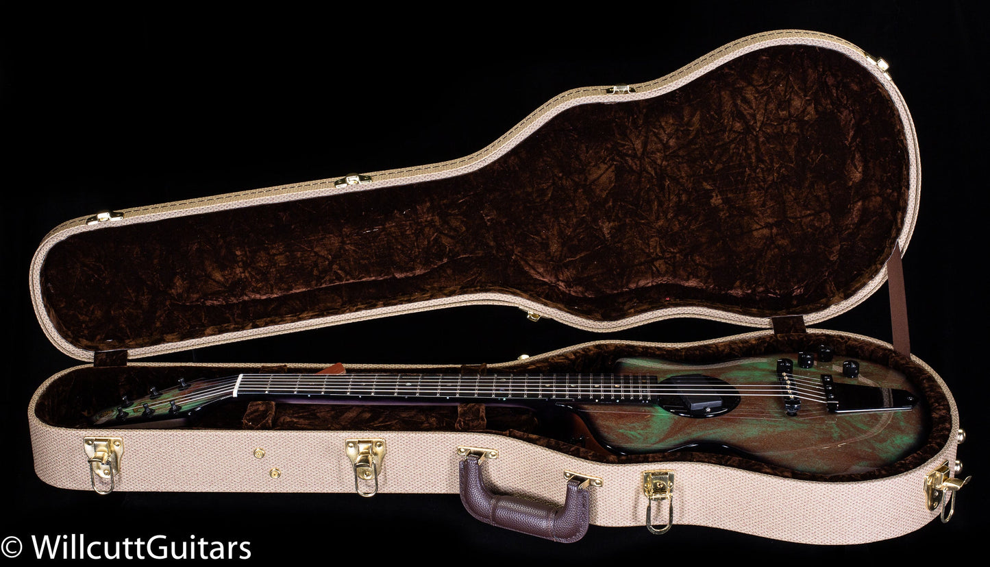 Rick Turner Model 1 Standard Electric Guitar Olive Brown Bezardapoxy (658)