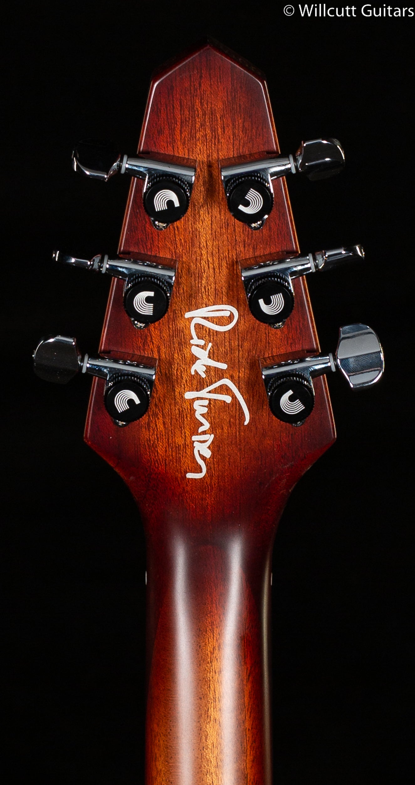 Rick Turner RS6 Standard Deuce Amplicoustic Curly Redwood Burst (669)