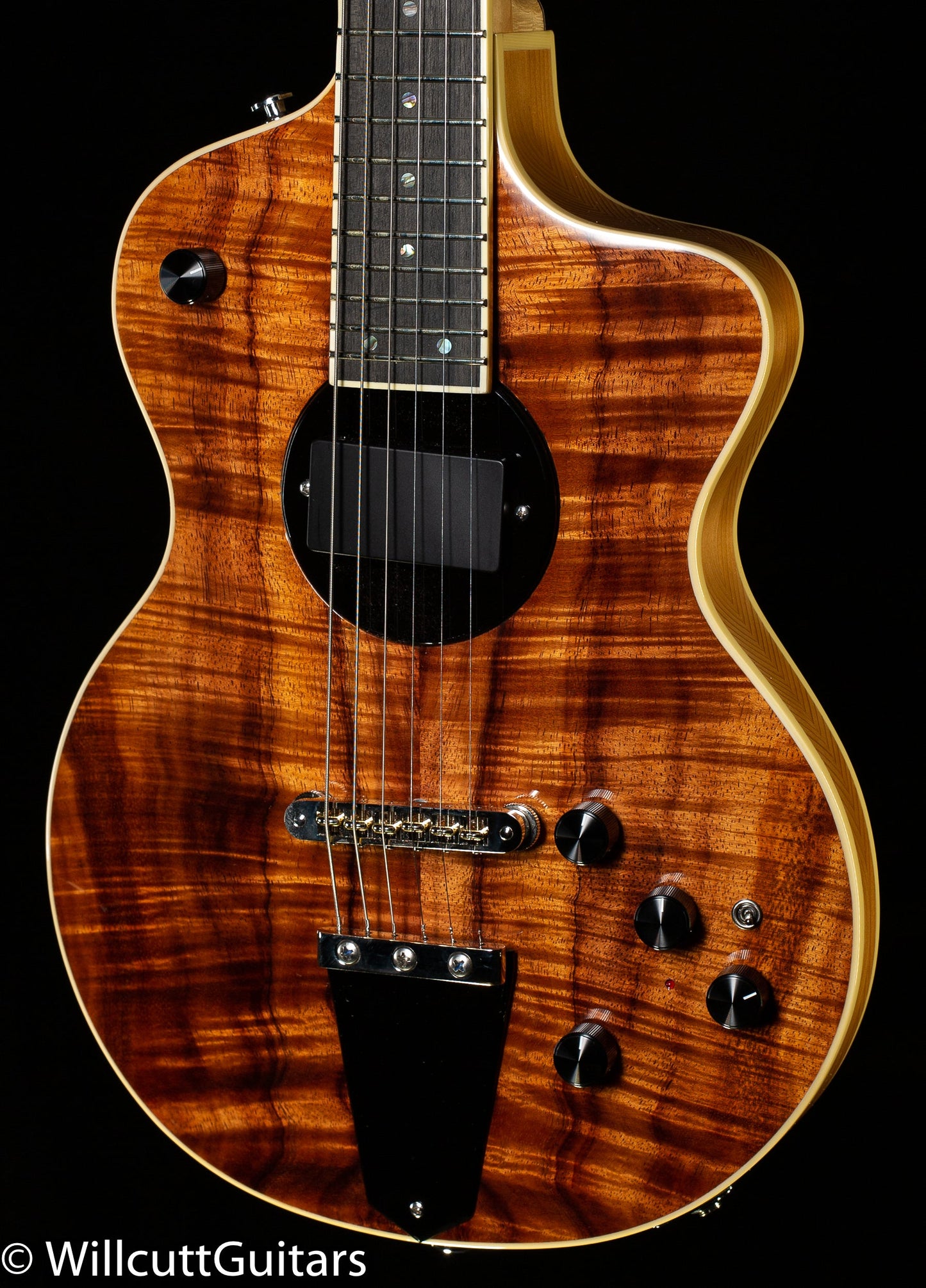 Rick Turner Model Model 1 Deluxe Featherweight Outrageous Koa Top Western Red Cedar