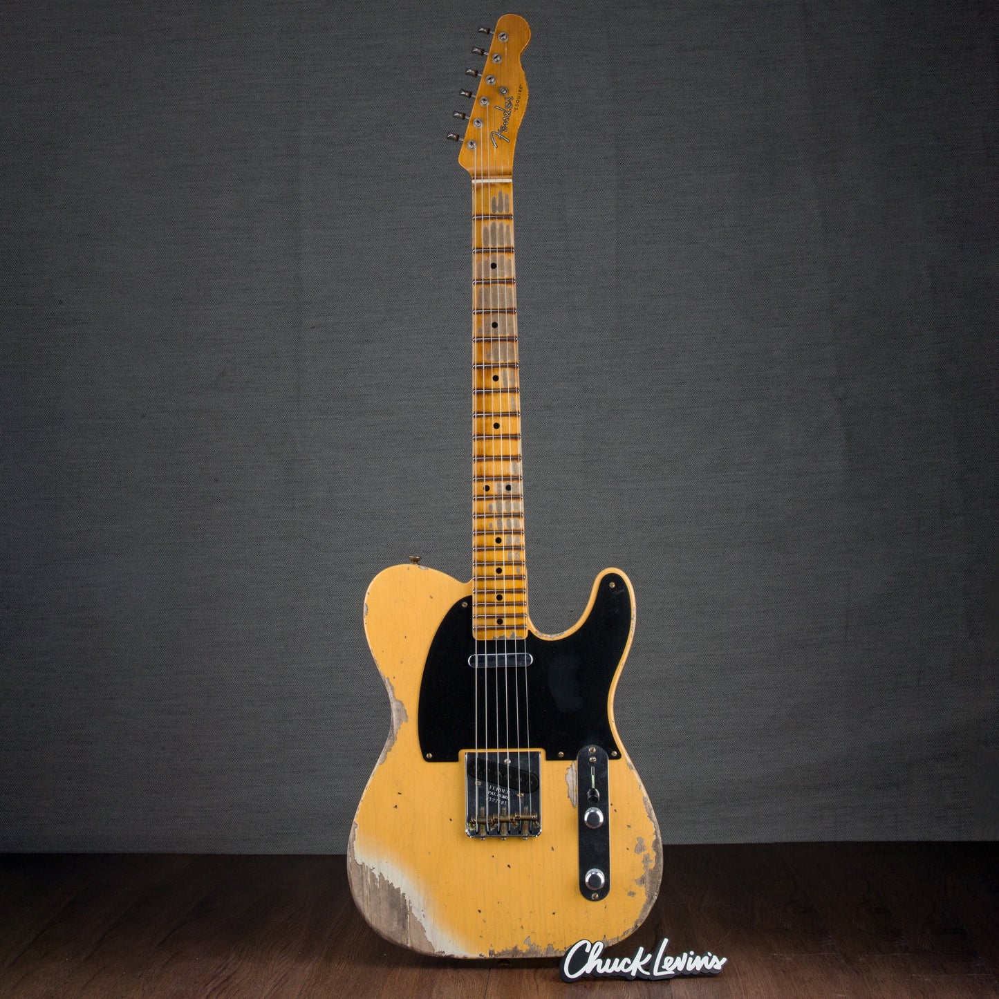 Fender Custom Shop 1950 Double Esquire Heavy Relic Electric Guitar - Aged Nocaster Blonde