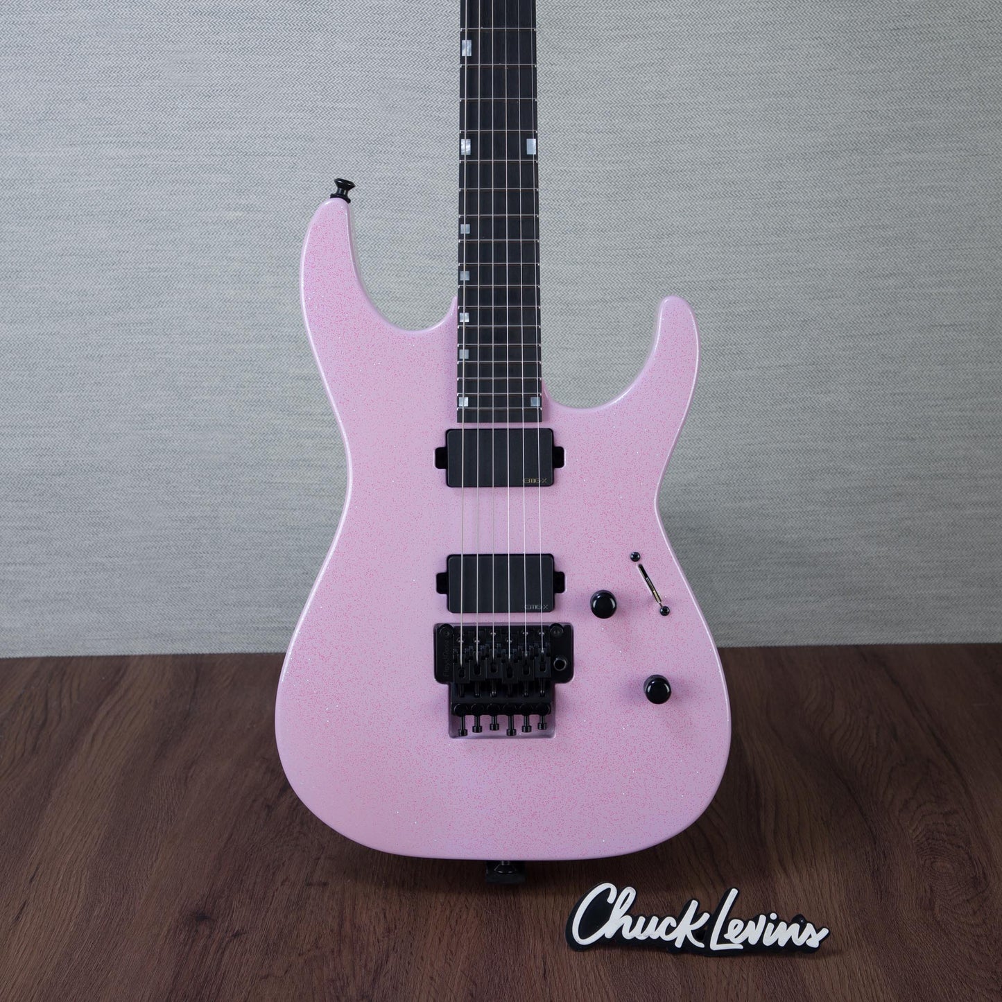 ESP USA M-II DX FR Electric Guitar - Lavender Sparkle - #US25765