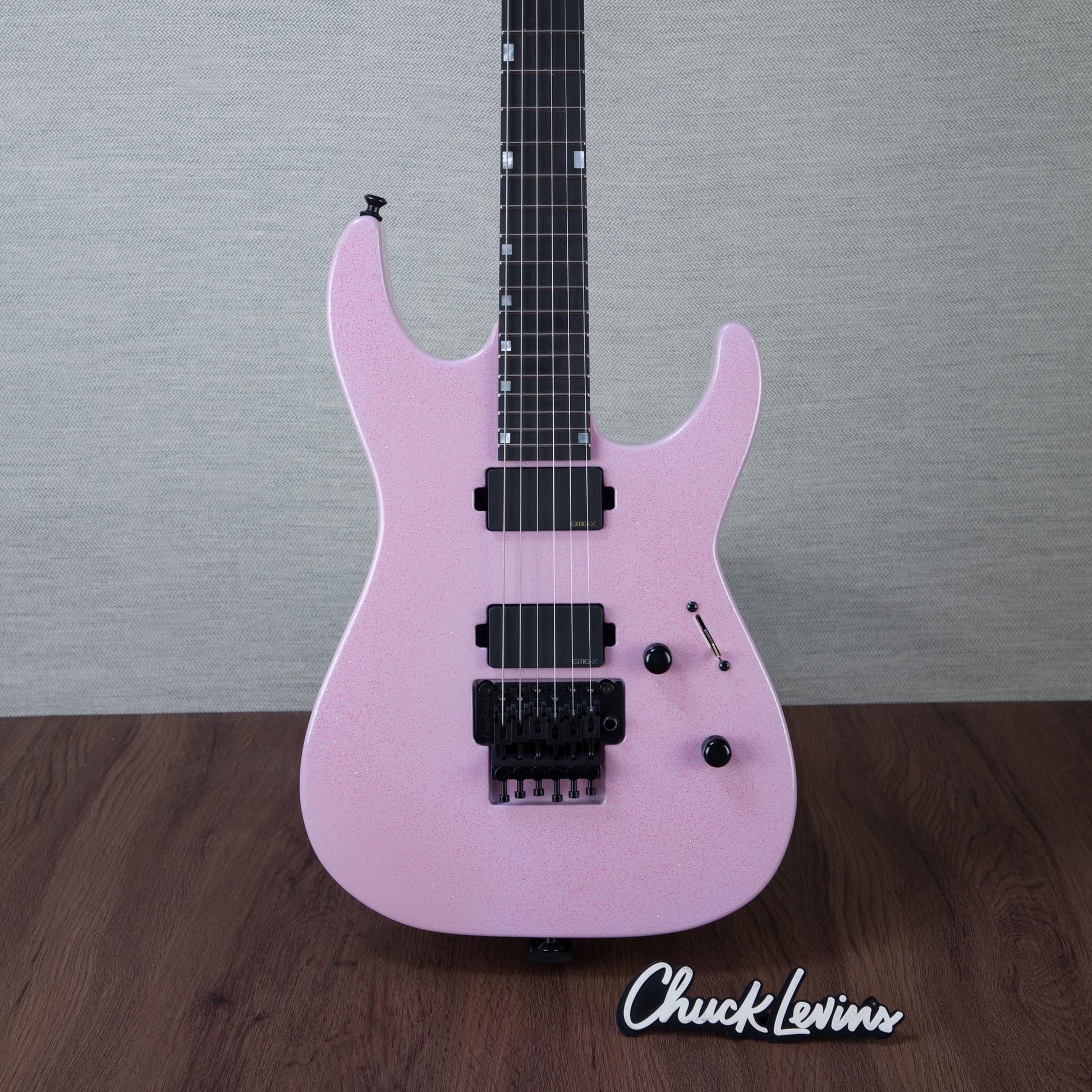 ESP USA M-II DX FR Electric Guitar - Lavender Sparkle - #US25765