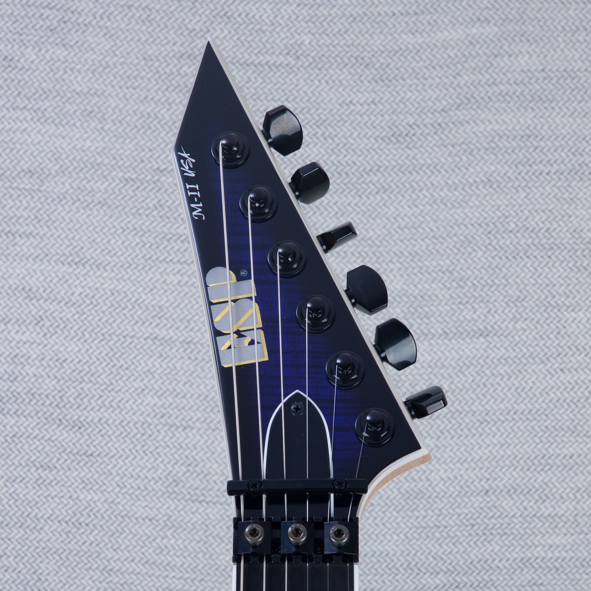 ESP USA M-II DX Electric Guitar - Dark Blue Sunburst - #US24203 - Mint, Open Box