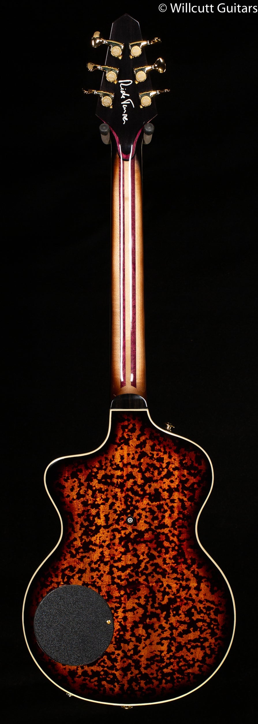 Rick Turner Model 1 CP Deluxe Tortoise Burst Top (723)