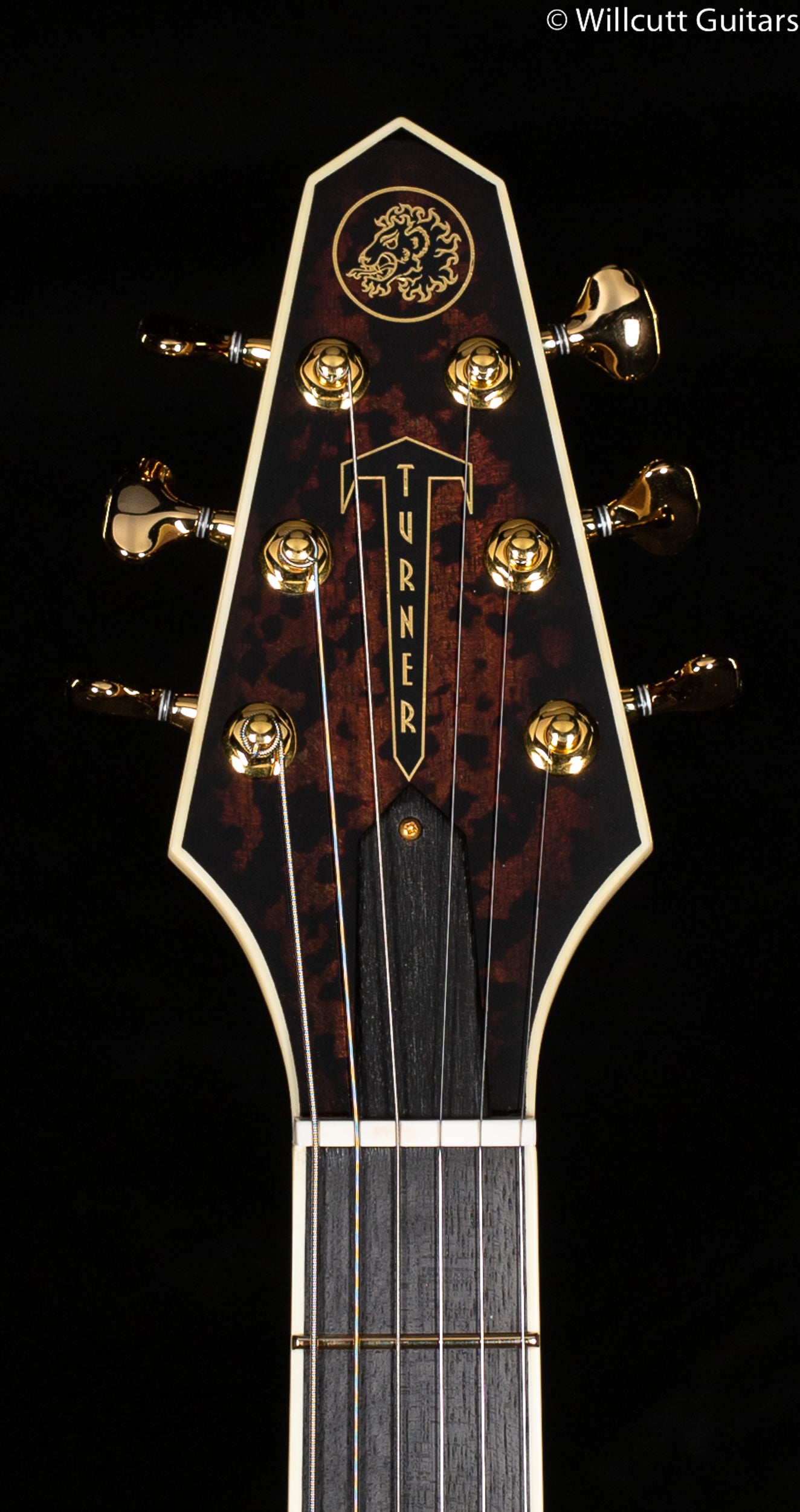 Rick Turner Model 1 CP Deluxe Tortoise Burst Top (723)