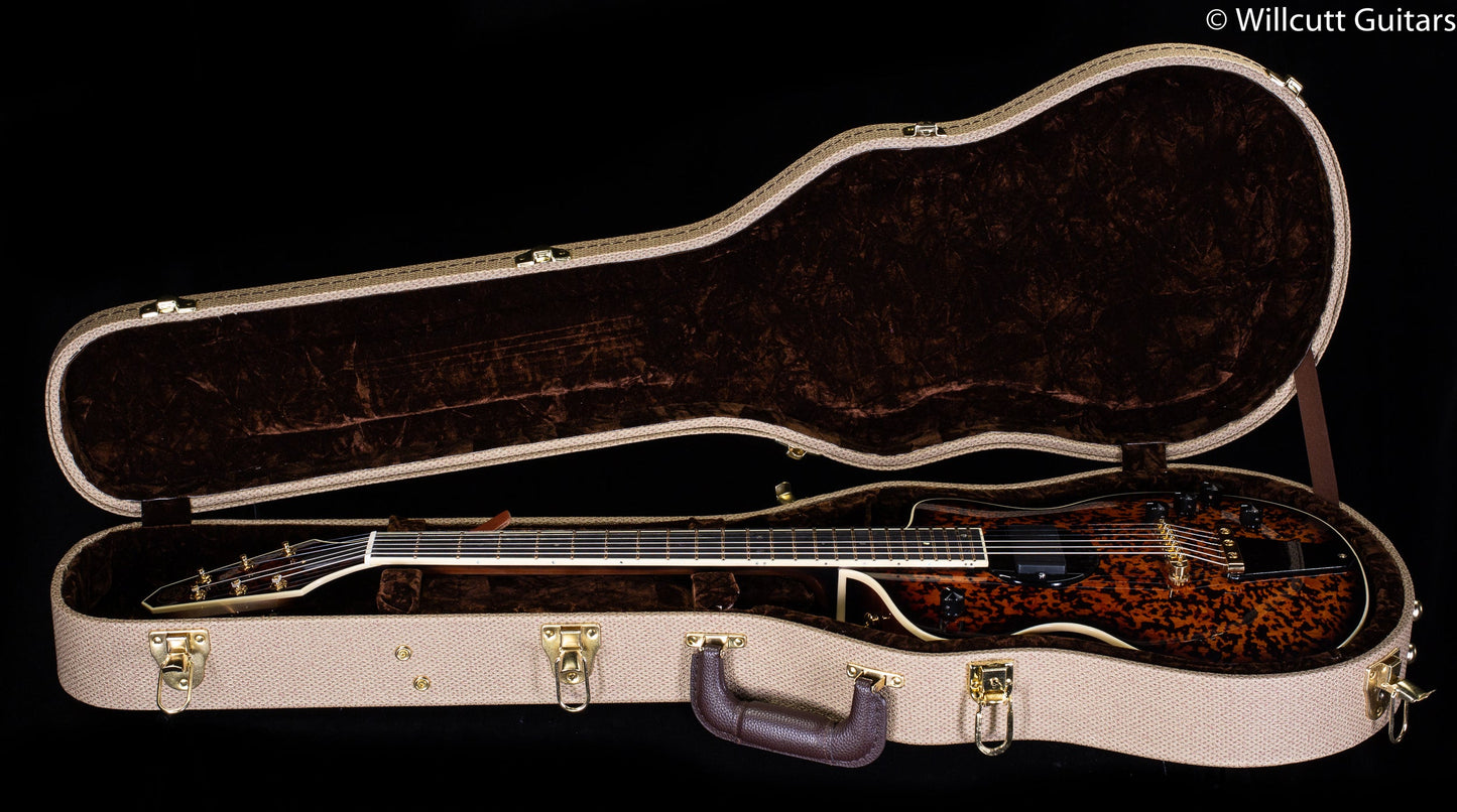 Rick Turner Model 1 CP Deluxe Tortoise Burst Top (723)