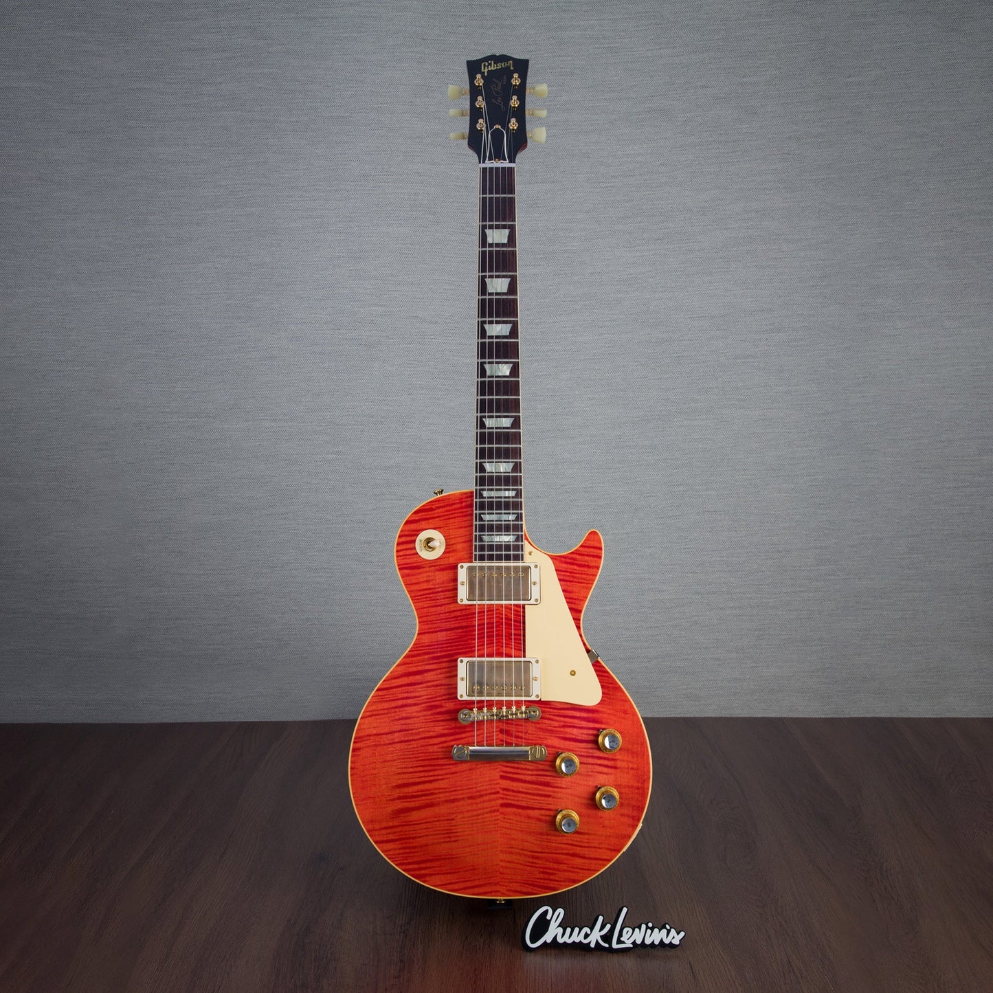 Gibson Murphy Lab 1960 Les Paul Standard Reissue, Gold Hardware - Watermelon King/Ultra Light Aged - CHUCKSCLUSIVE - #03227