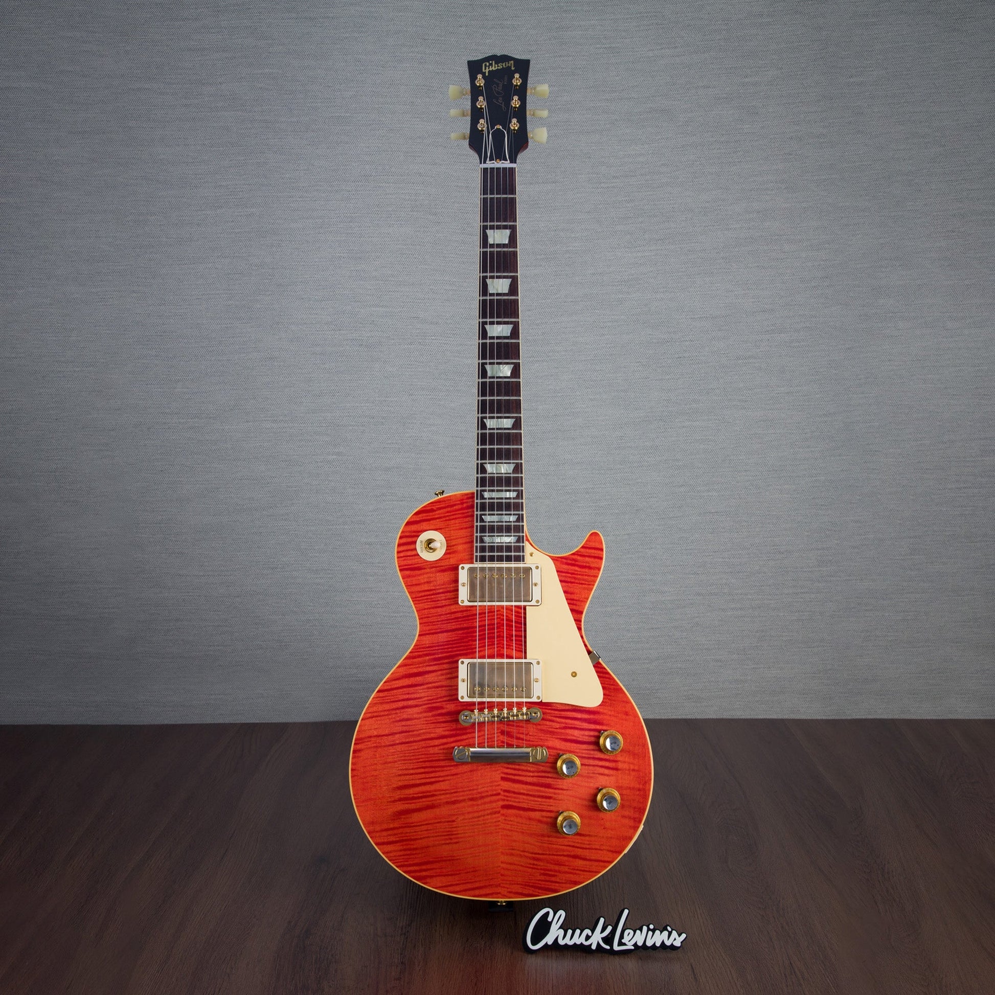 Gibson Murphy Lab 1960 Les Paul Standard Reissue, Gold Hardware - Watermelon King/Ultra Light Aged - CHUCKSCLUSIVE - #03227