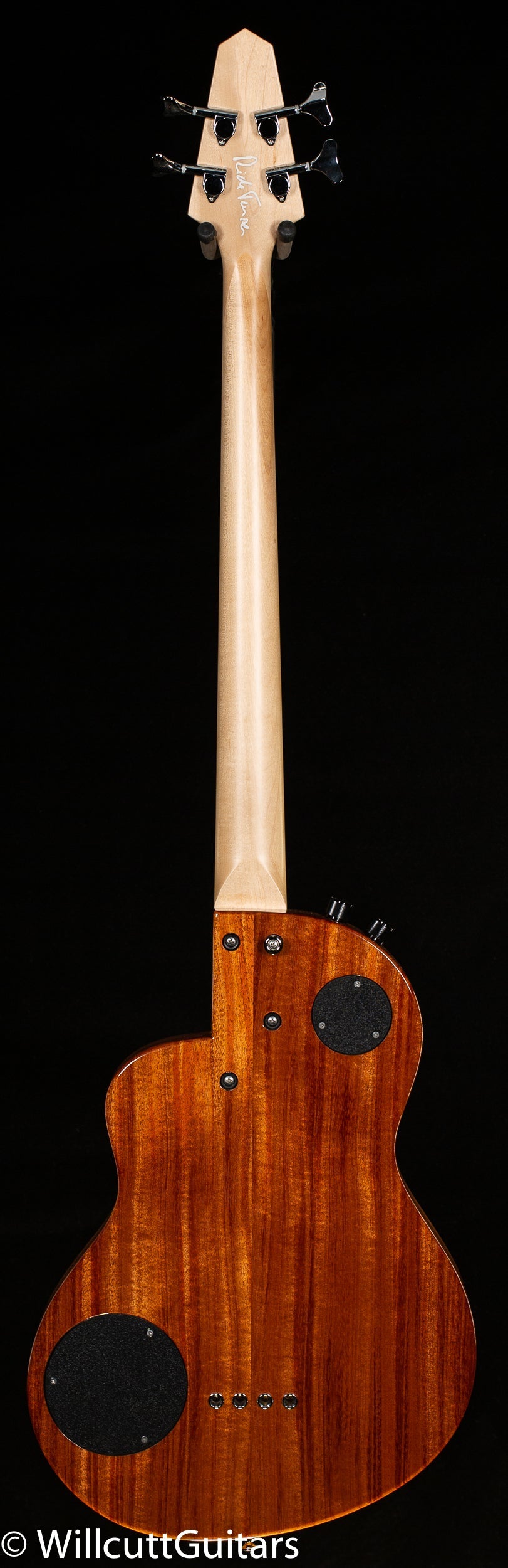 Renaissance RB4 Standard 4 String AmpliCoustic Bass Guitar Natural Redwood (781)