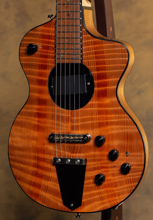 Rick Turner Model 1 Deluxe Electric Guitar Curly Redwood