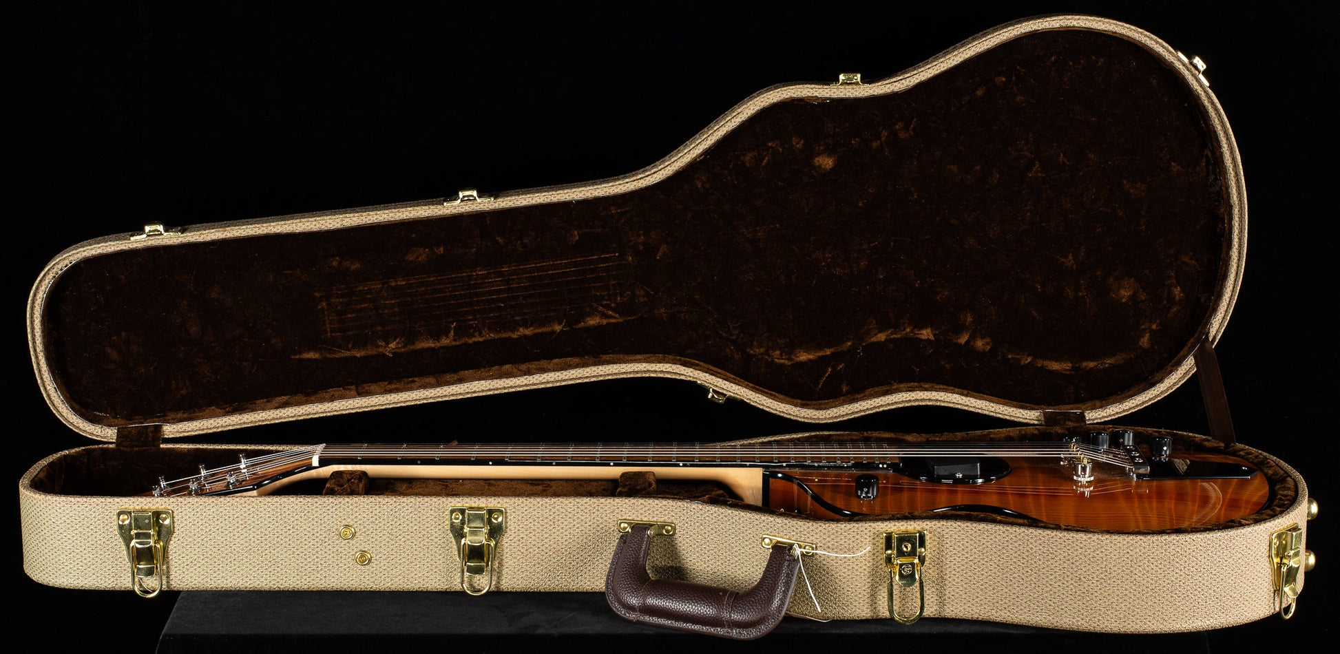 Rick Turner Model 1 Deluxe Electric Guitar Curly Redwood