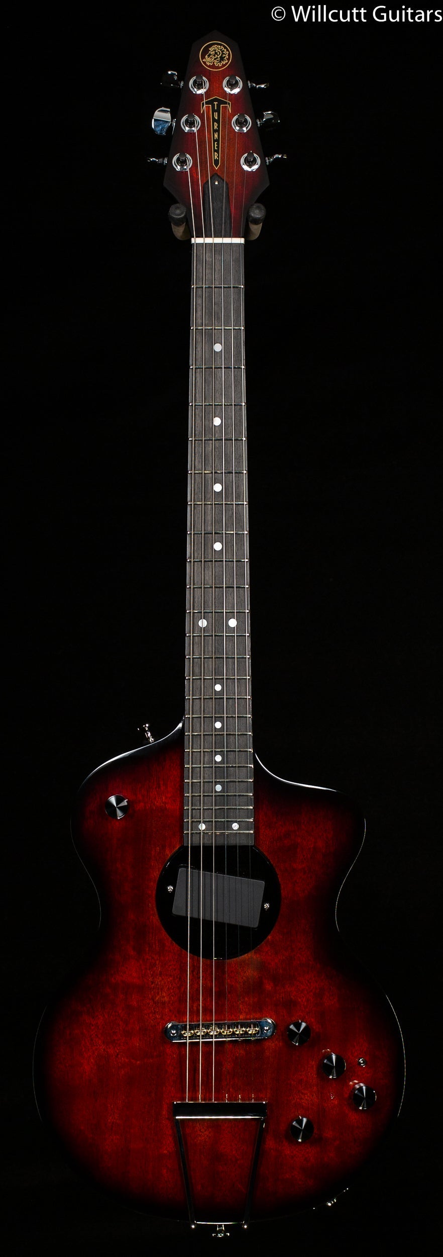 Rick Turner Model 1 Standard CP Mahogany Full Burst Finish (805)