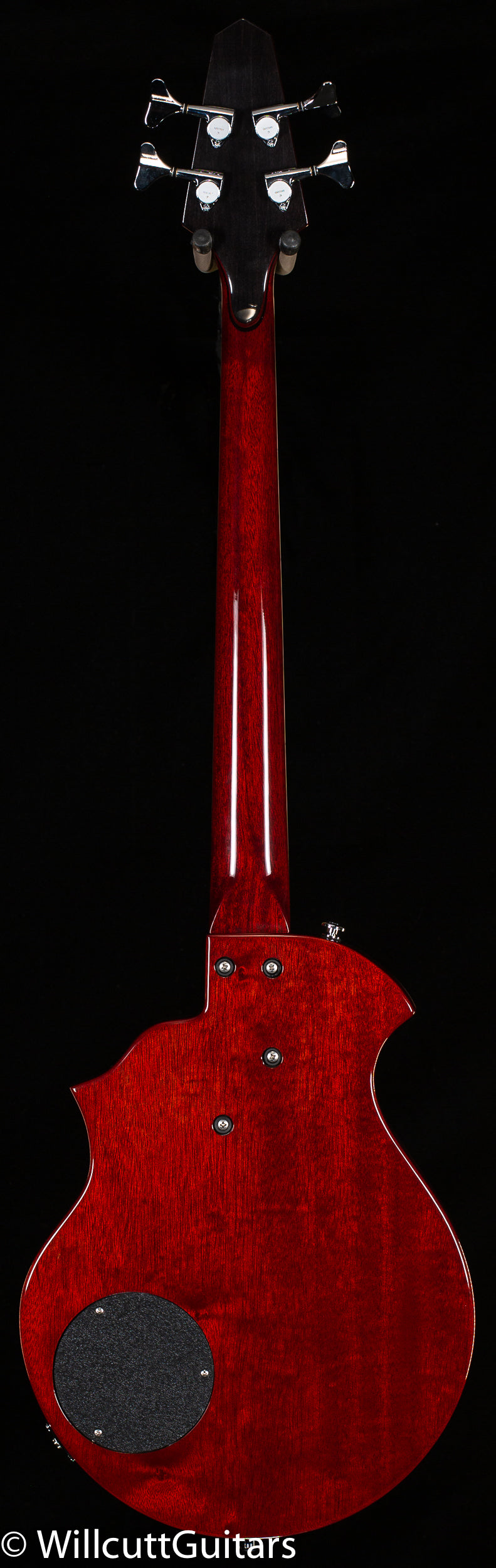 Rick Turner Model T Deluxe Bass, Zack Special 32" Scale Burgundy (807)