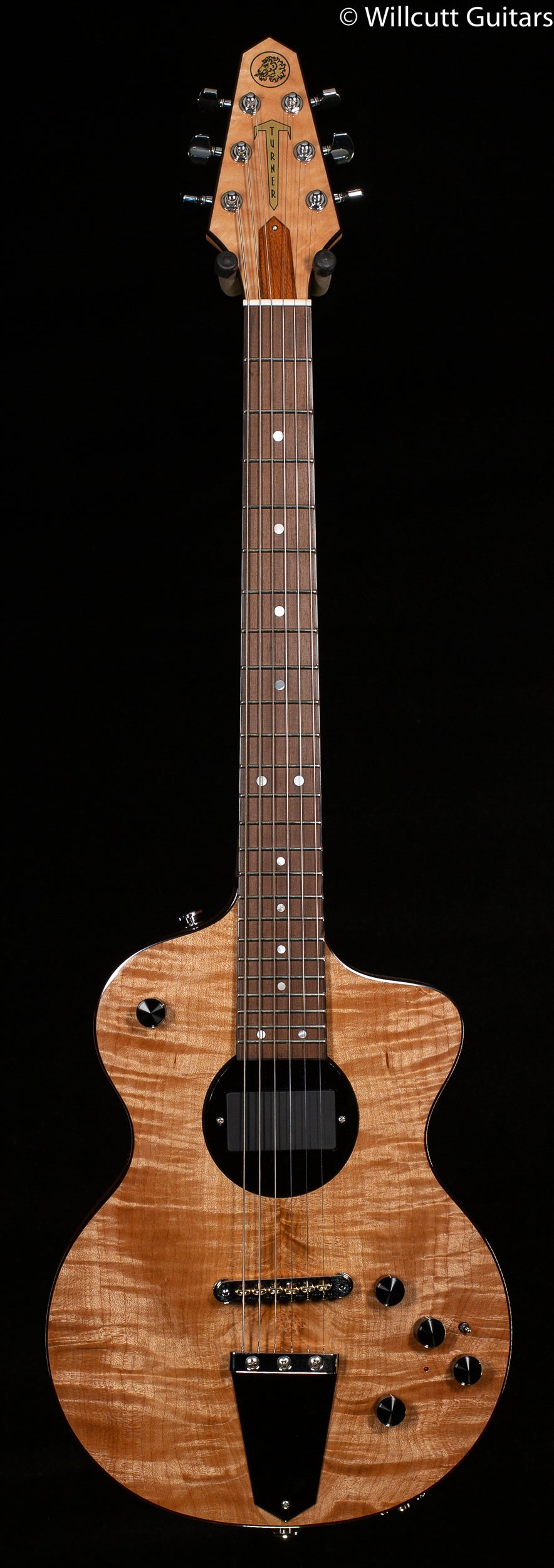 Rick Turner Model 1 Deluxe Flamed Maple Top (813)