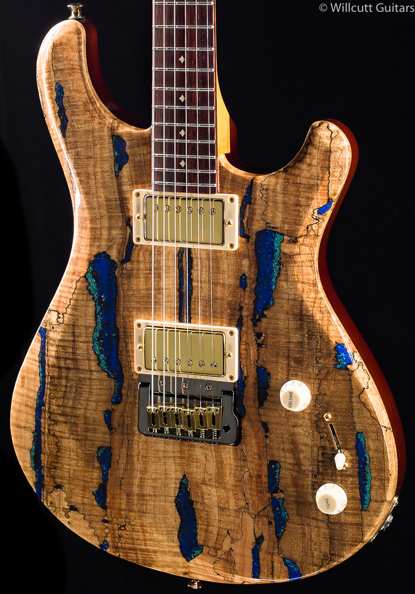 Knaggs Chesapeake Severn, Tier 2, Natural Spalt Top, Blue Lapis Inlay w/case