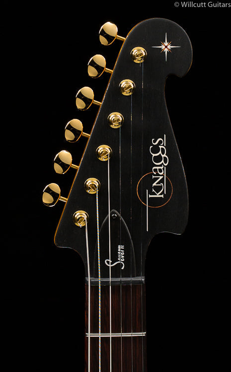 Knaggs Chesapeake Severn, Tier 2, Natural Spalt Top, Blue Lapis Inlay w/case