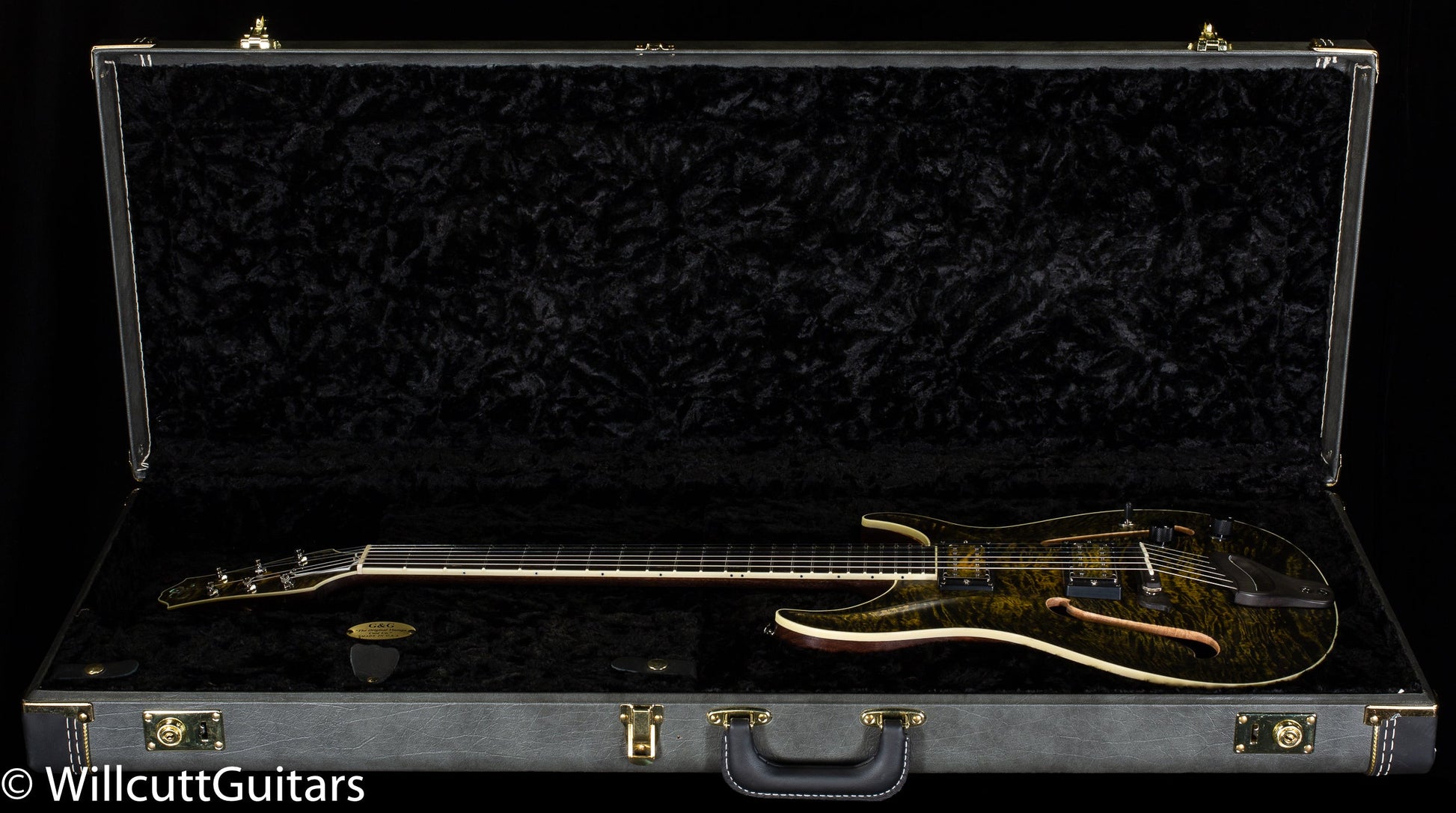 Giffin Standard Extra Hollowbody Quilted Maple Top (260)