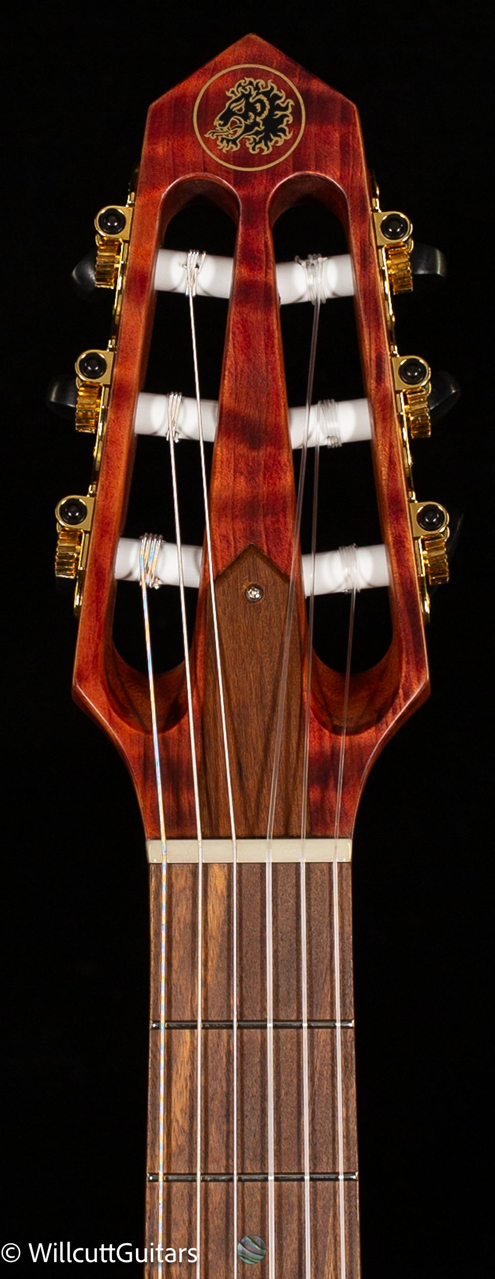 Rick Turner Renaissance RN6 Standard Nylon Highly Flamed Redwood (865)