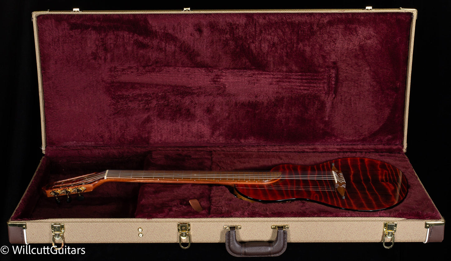 Rick Turner Renaissance RN6 Standard Nylon Highly Flamed Redwood (865)