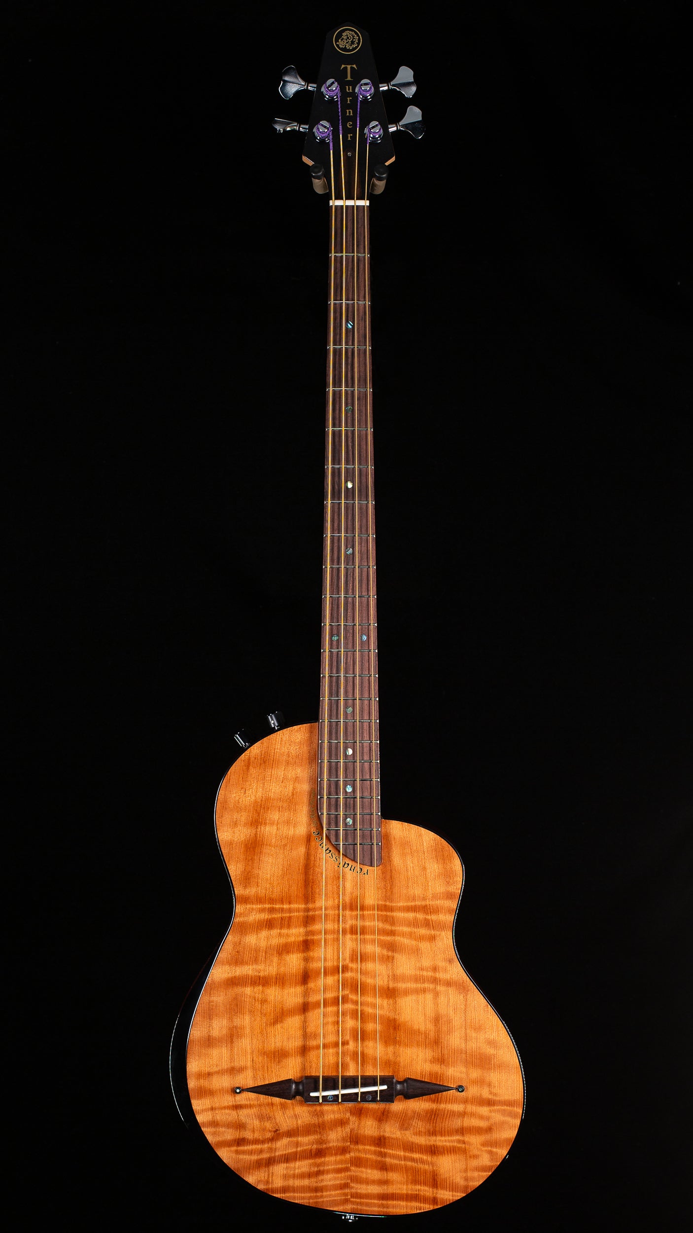 Rick Turner Renaissance RB4 Bass Comfort Carve Fretted Flamed redwood top (886)