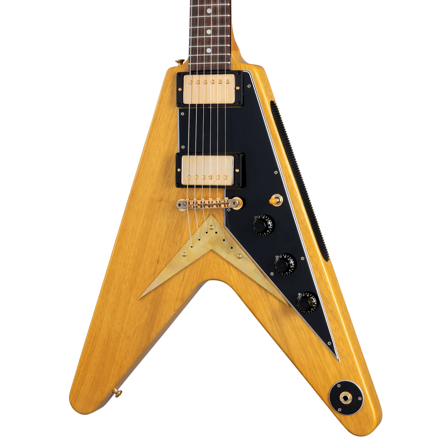 Gibson Custom 1958 Korina Flying V Reissue, VOS, Natural
