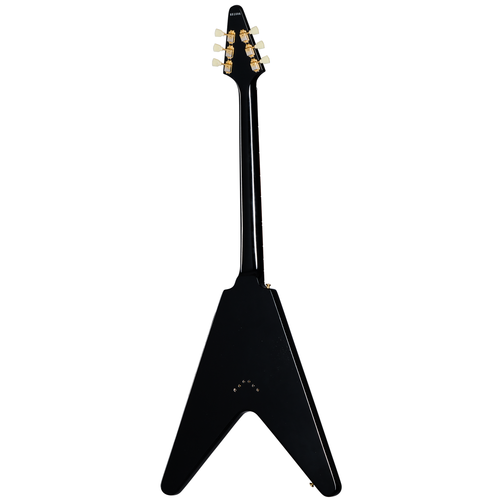 Gibson Custom 1958 Korina Flying V Reissue, Light Aged, Ebony