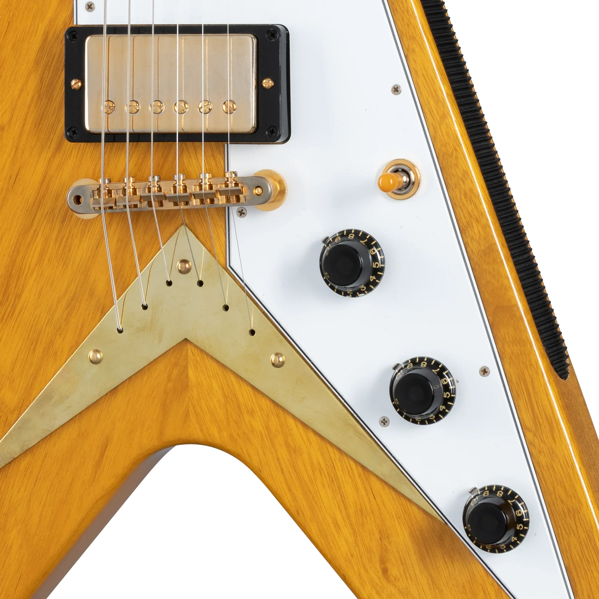 Gibson Custom 1958 Korina Flying V Reissue, Natural